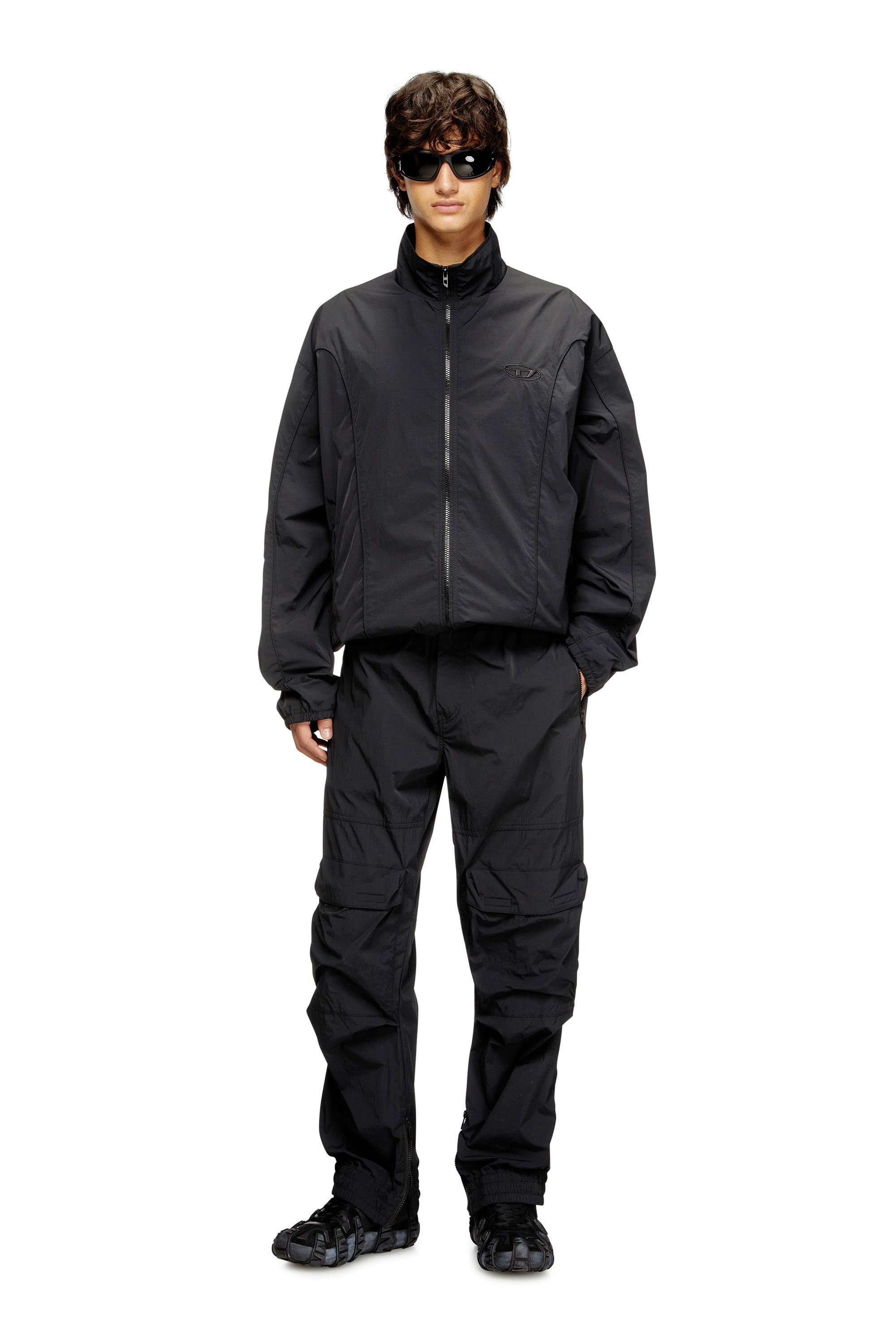 Diesel - J-FIVE-WRD-AKAD, Male's ウィンドブレーカー in ブラック - 2