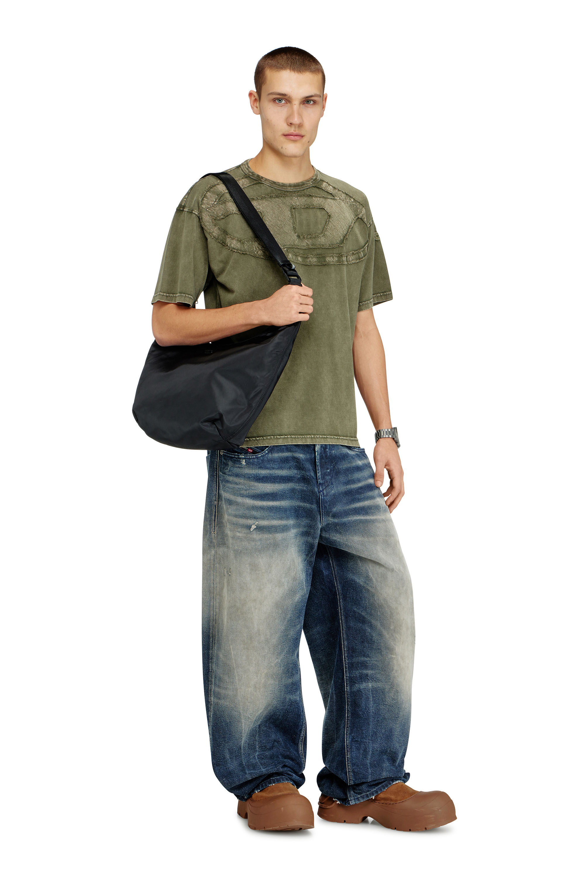 Diesel - D-PACK HOBO X, Unisex's ホーボーバッグ in ブラック - 1