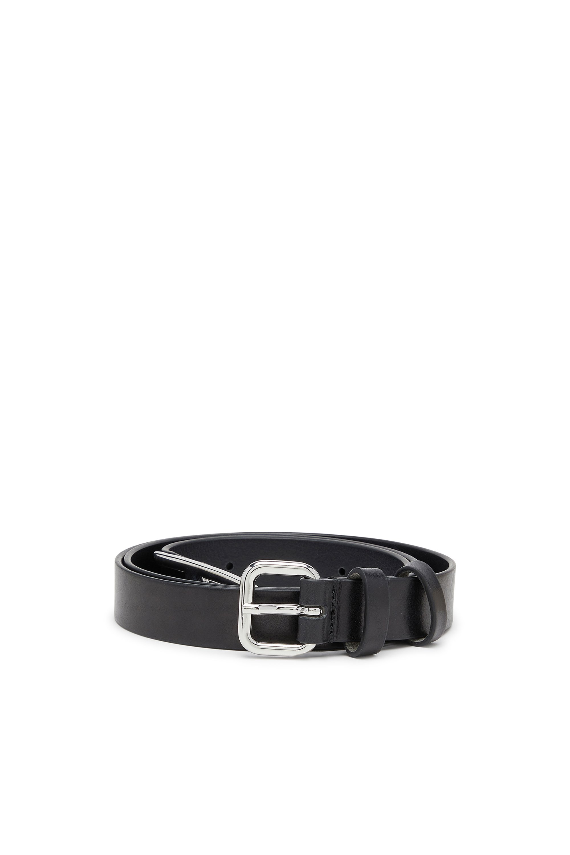 Diesel - B-D LOGO TIP 25, Female's レザーベルト in ブラック - 1