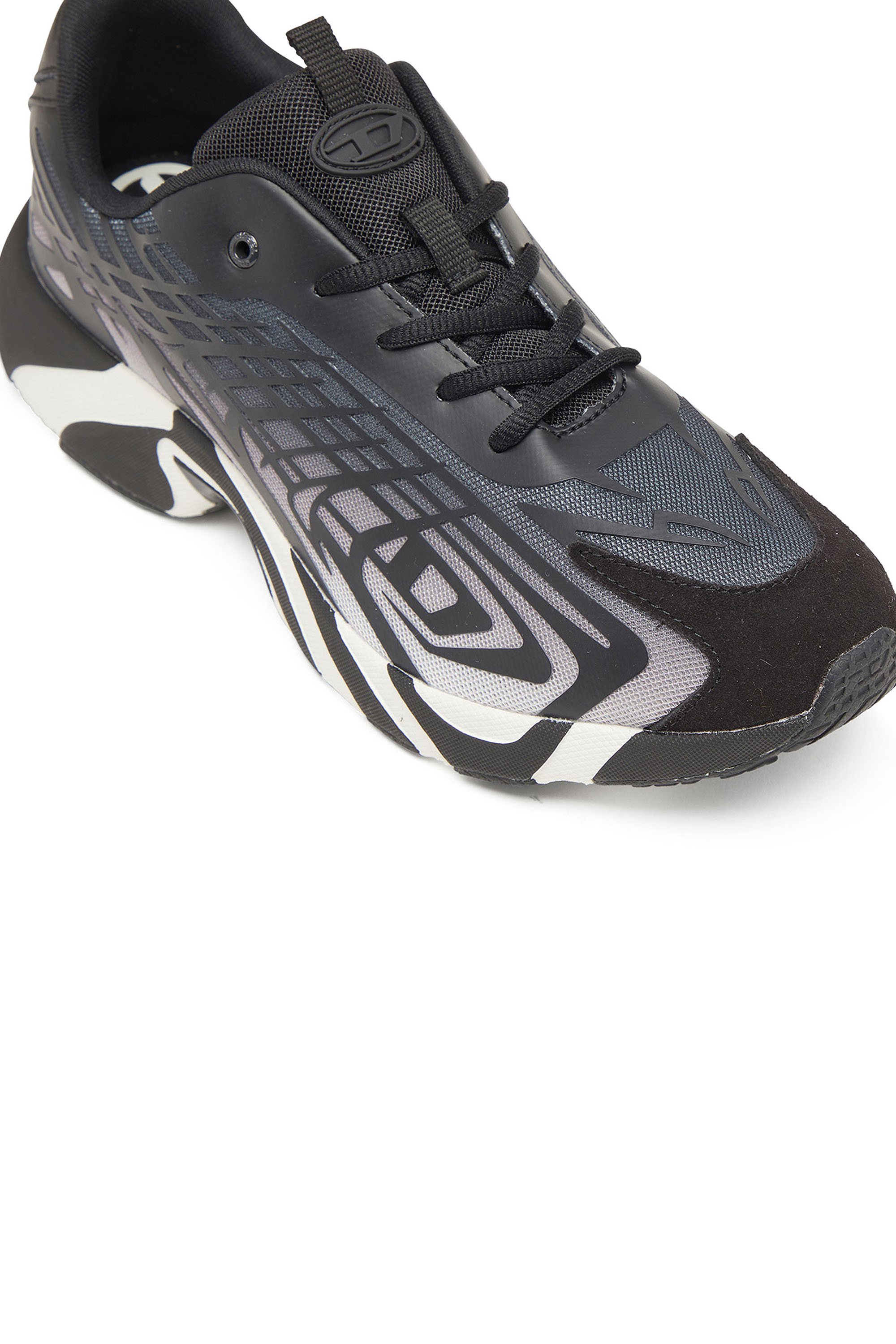 Diesel - S-D-VIT'S 500 LOW, Male's ローカットスニーカー in ブラック/ホワイト - 7