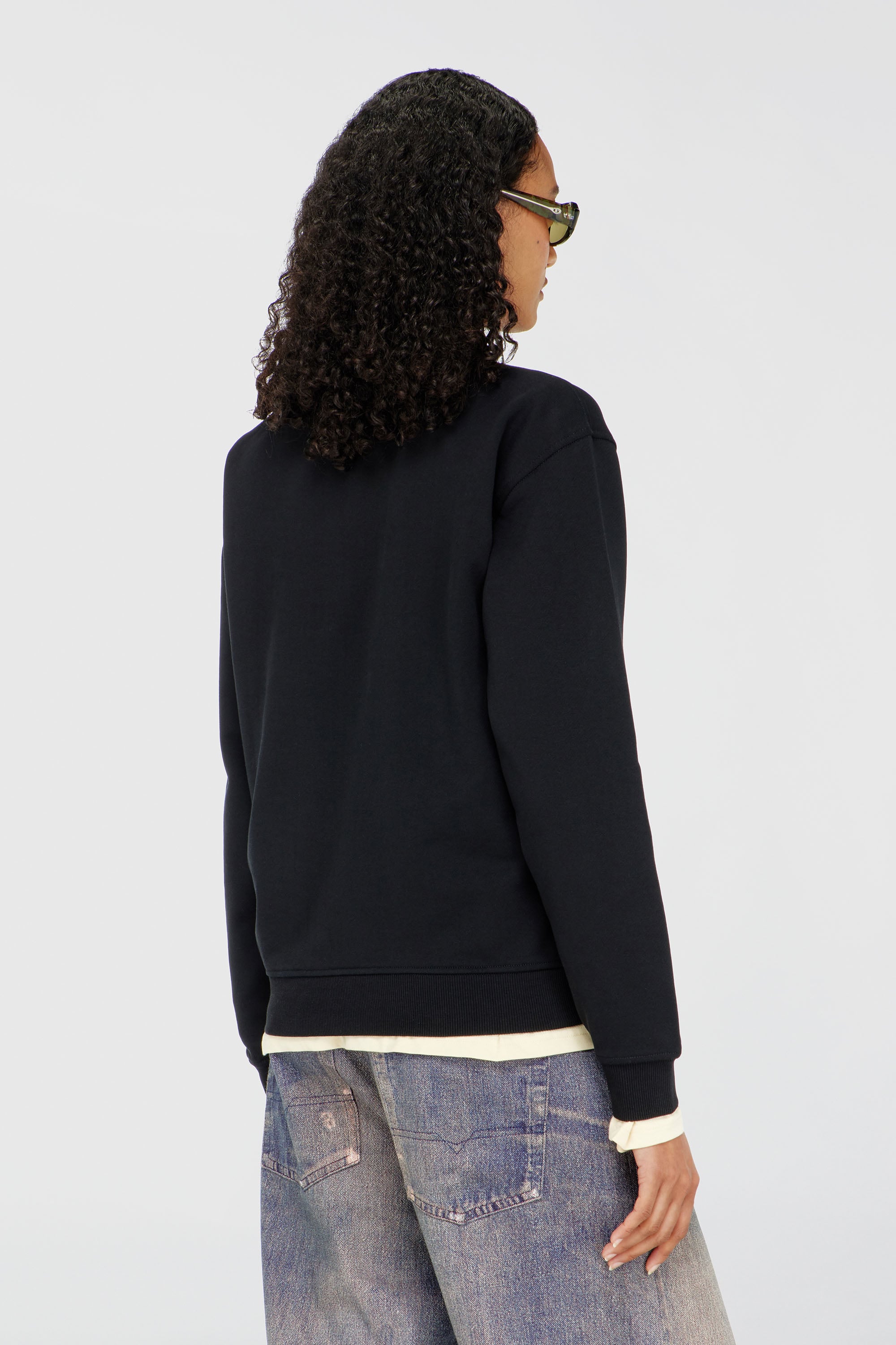 Diesel - F-NORMY-OD, Female's プルオーバースウェット in ブラック - 4