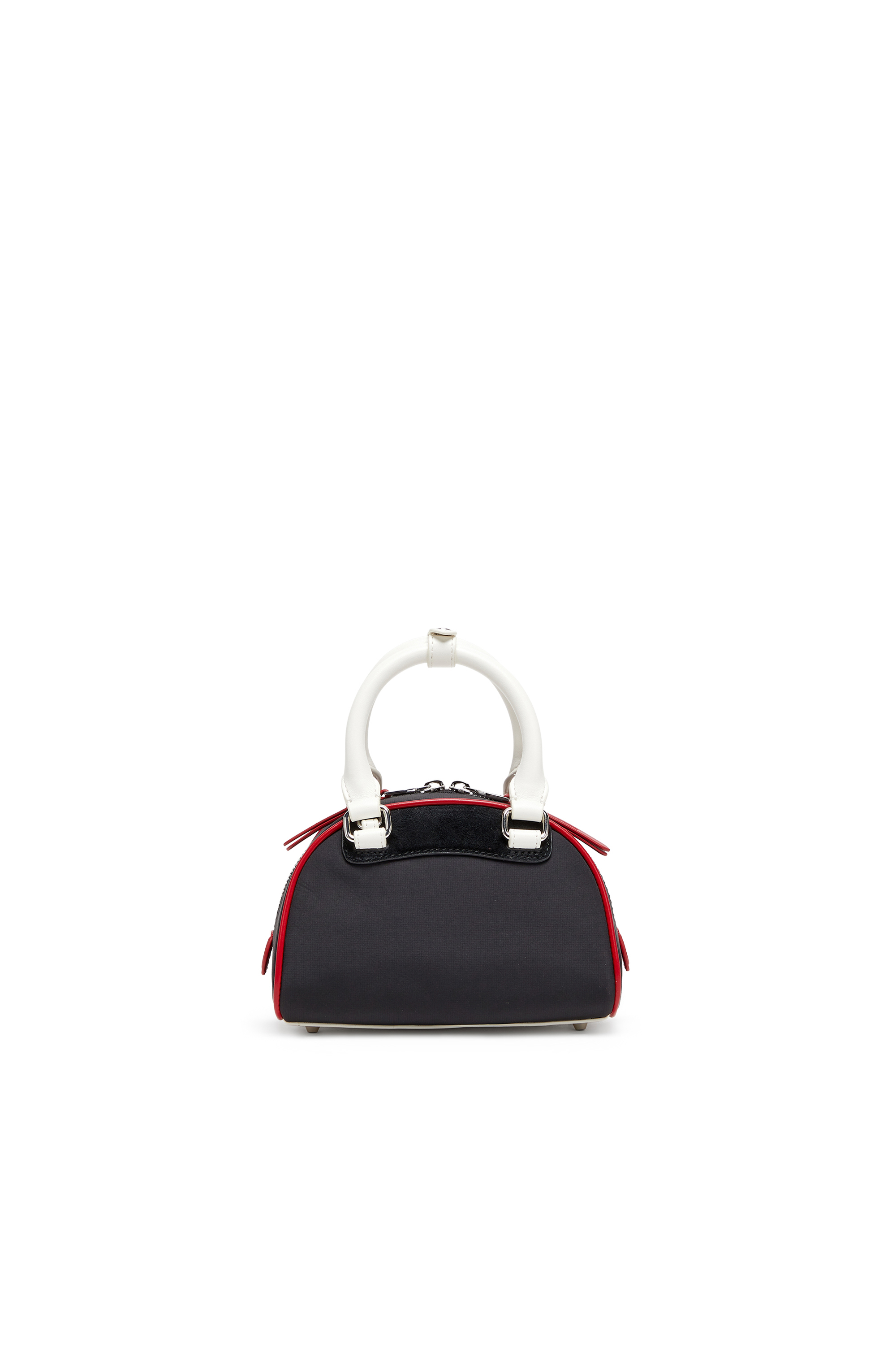 Diesel - 1DR DOME CROSSBODY, Female's クロスボディバッグ in ブラック/ホワイト - 2