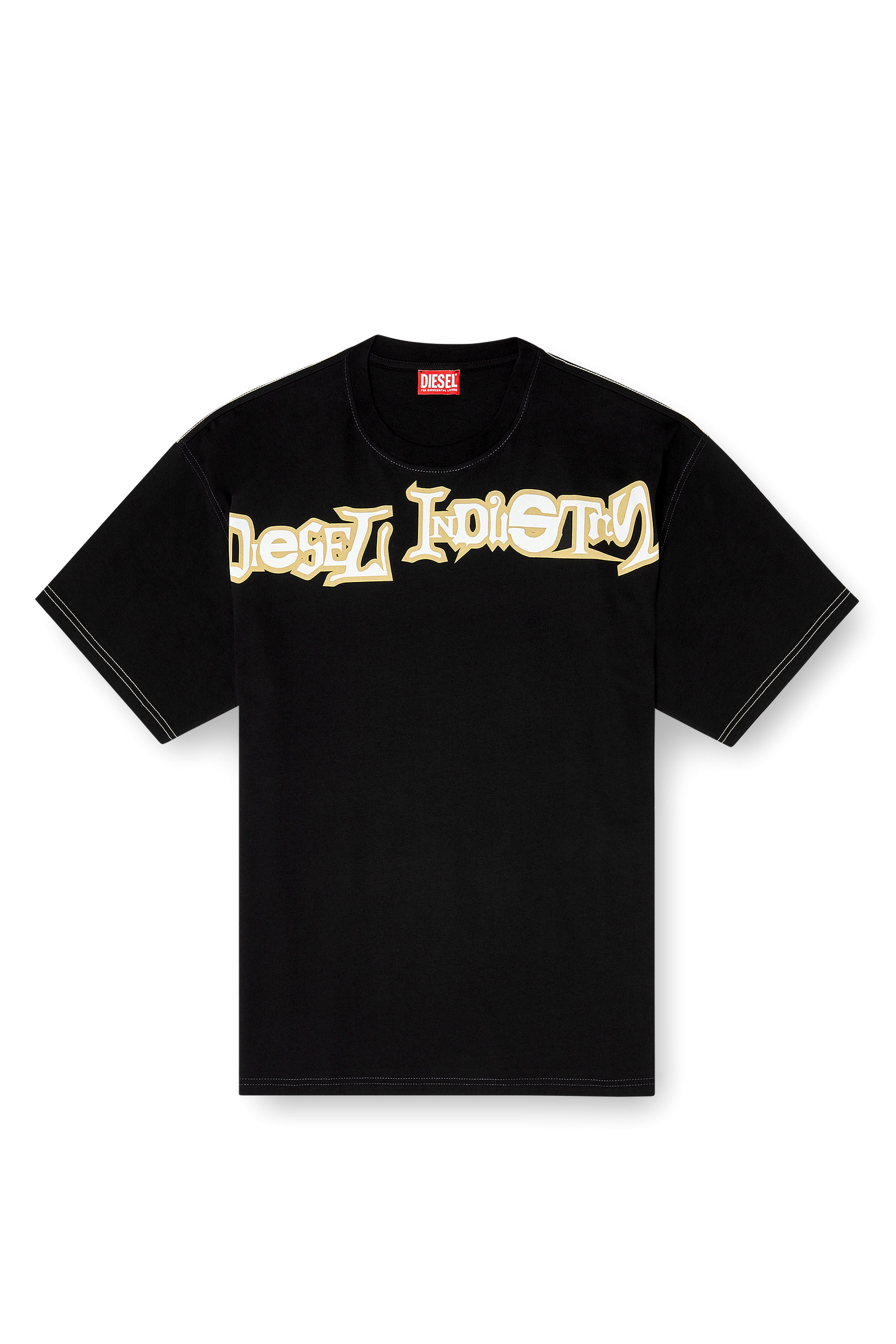 Diesel - T-BOXT-V3, Male's Tシャツ in ブラック - 2