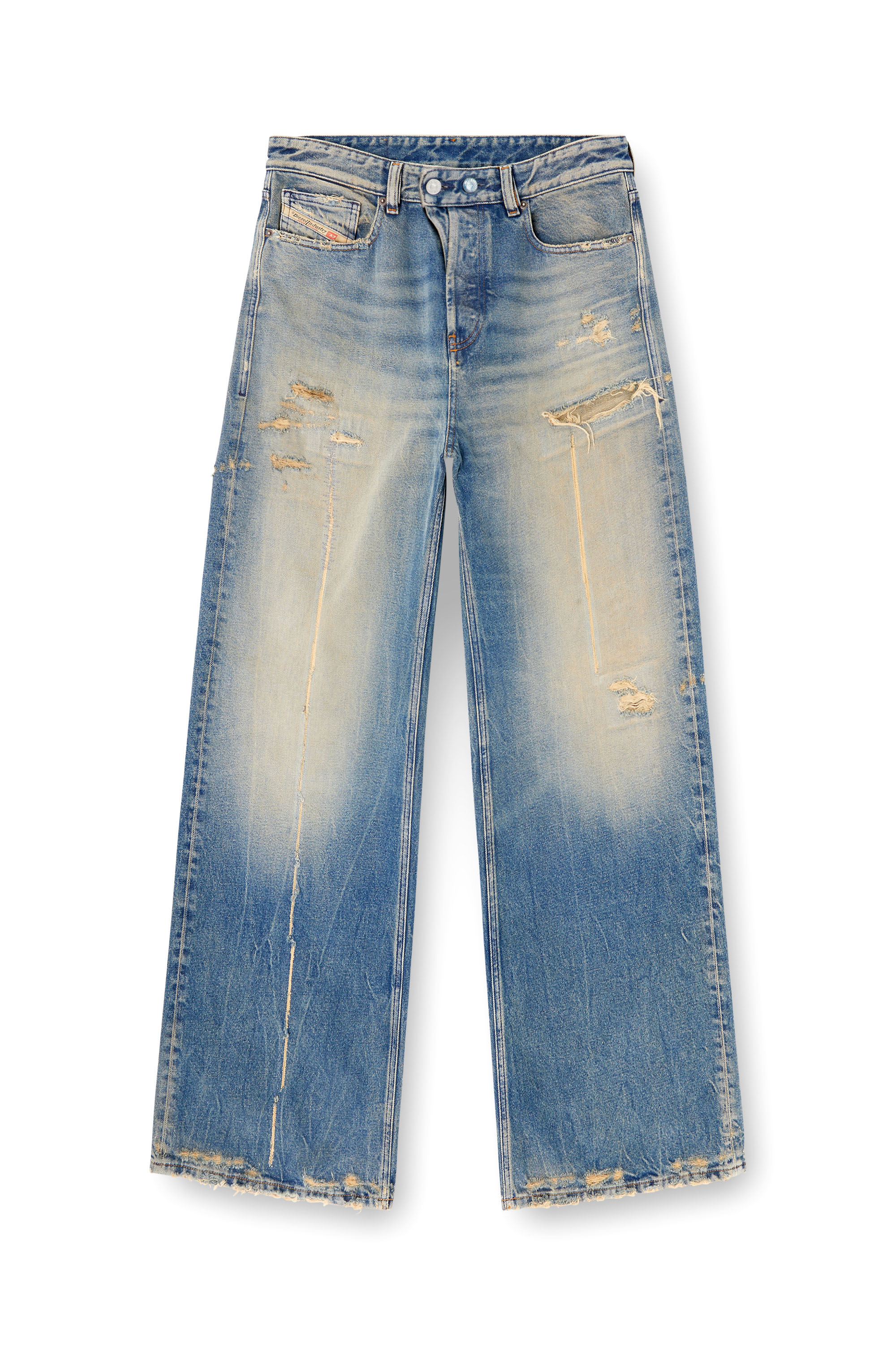 Diesel - Female's Relaxed Jeans 1996 D-Sire 09N29, ミディアムブルー - 3