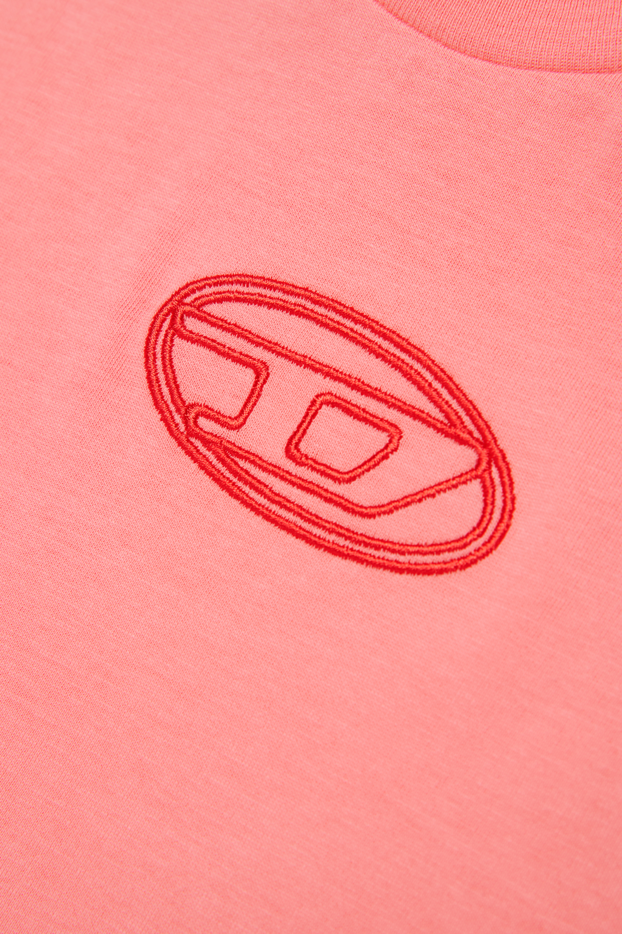 Diesel - TIXAN, Female's Tシャツ in ピンク / ホワイト - 4