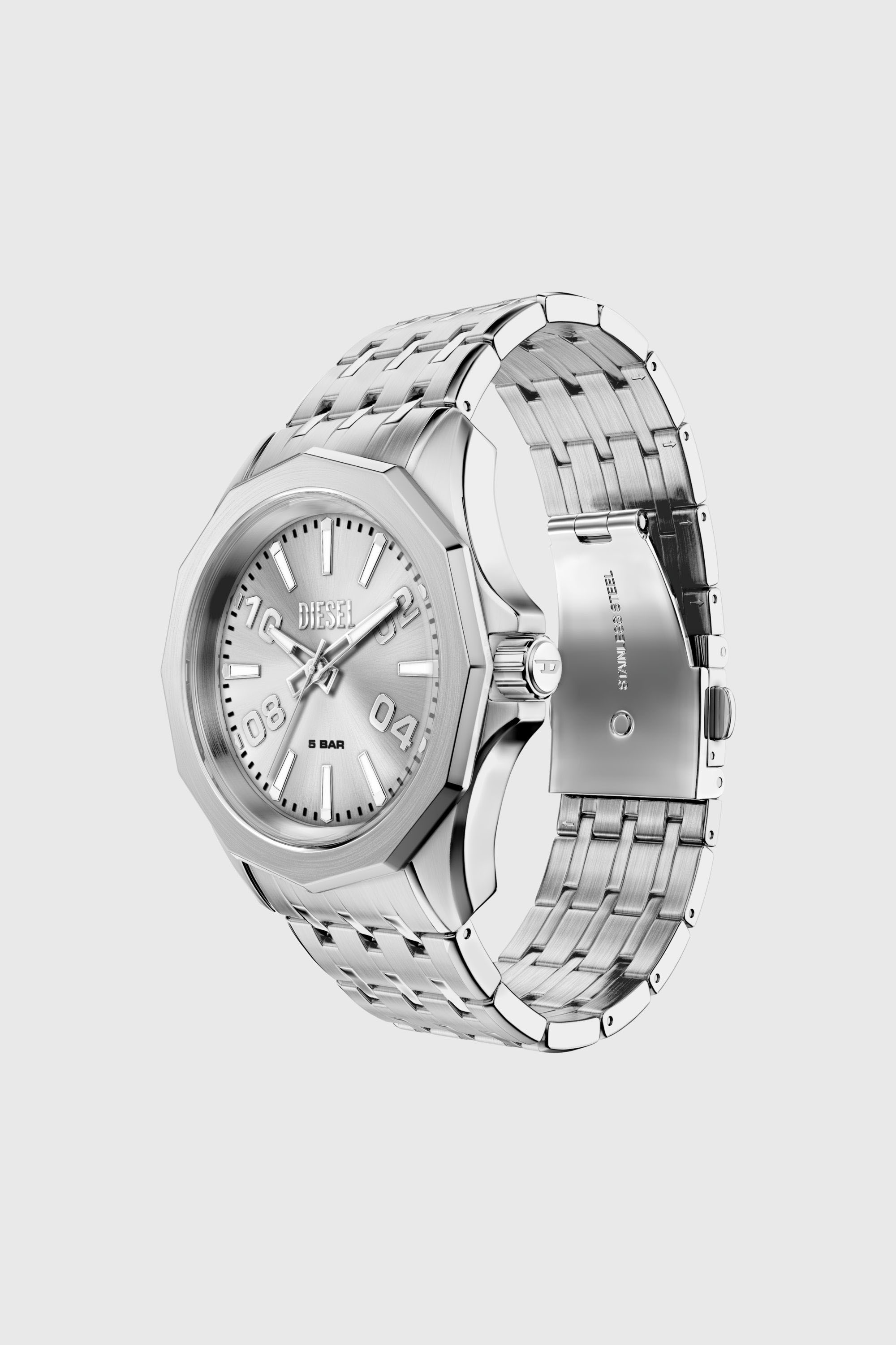 Diesel - DZ2236 WATCH, Male's Stinger stainless steel watch in シルバー - 7