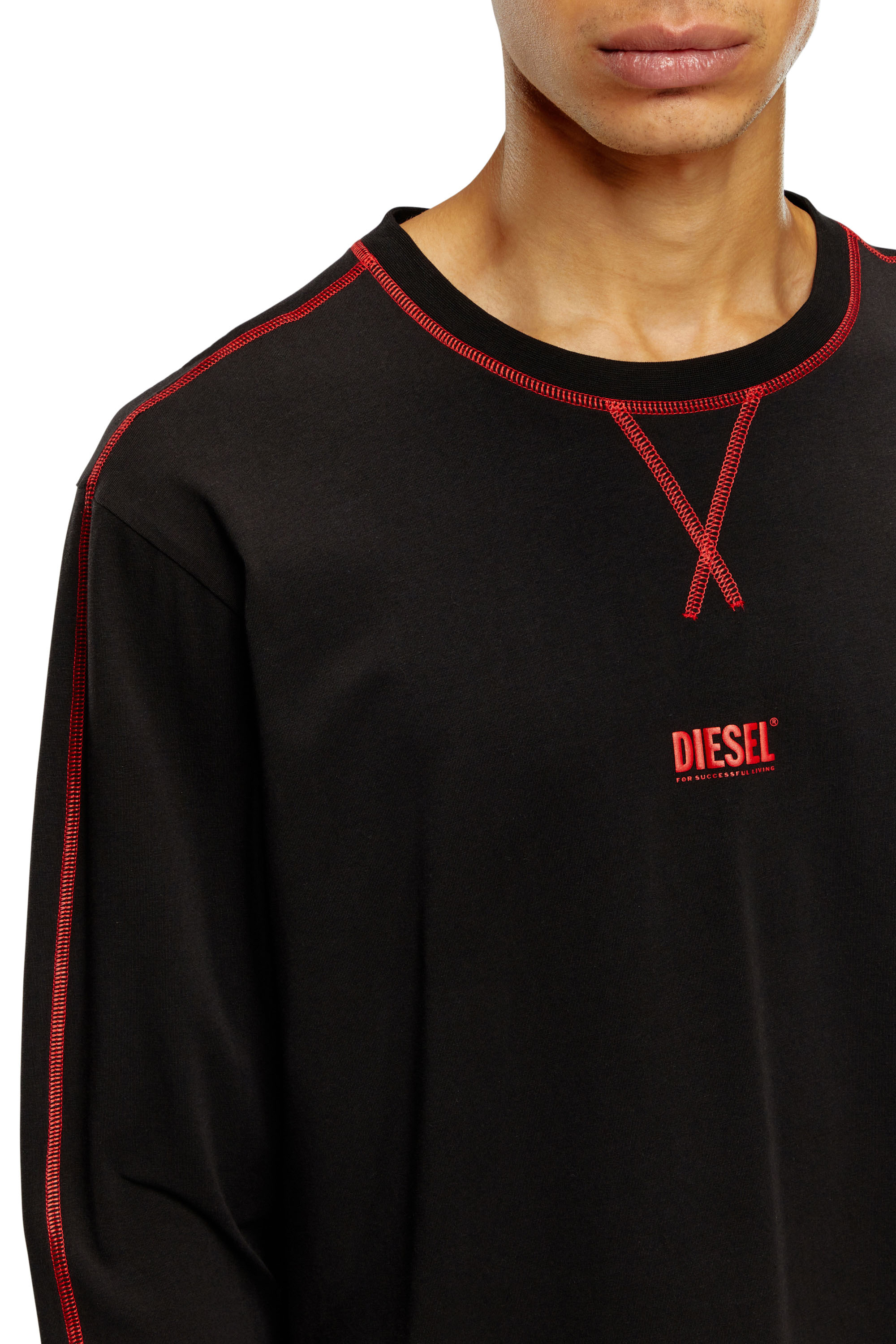 Diesel - UMSET-WILLONG, Male's ルームウェアセットアップ in ブラック - 4