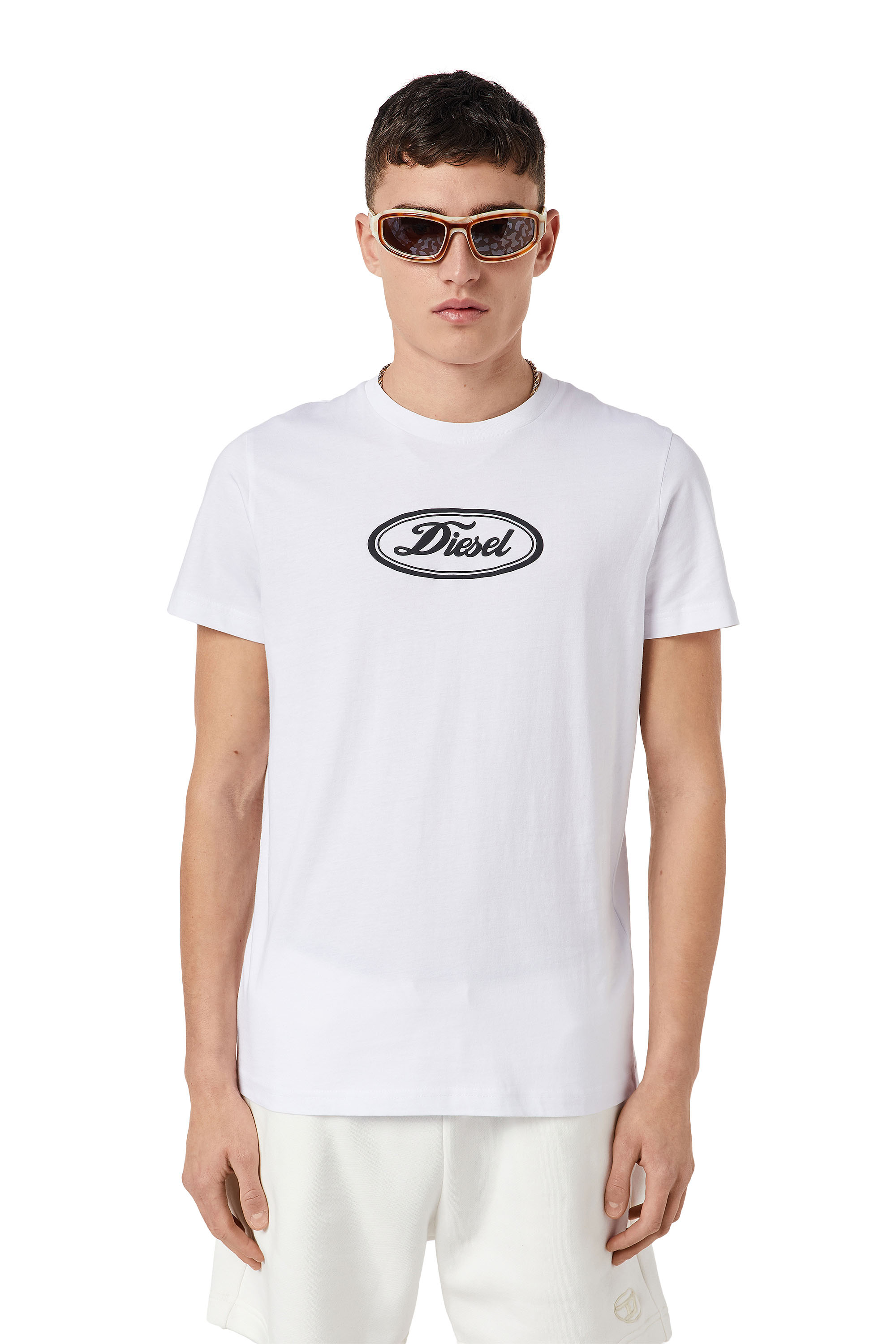T-DIEGOR-C14, ホワイト - Tシャツ