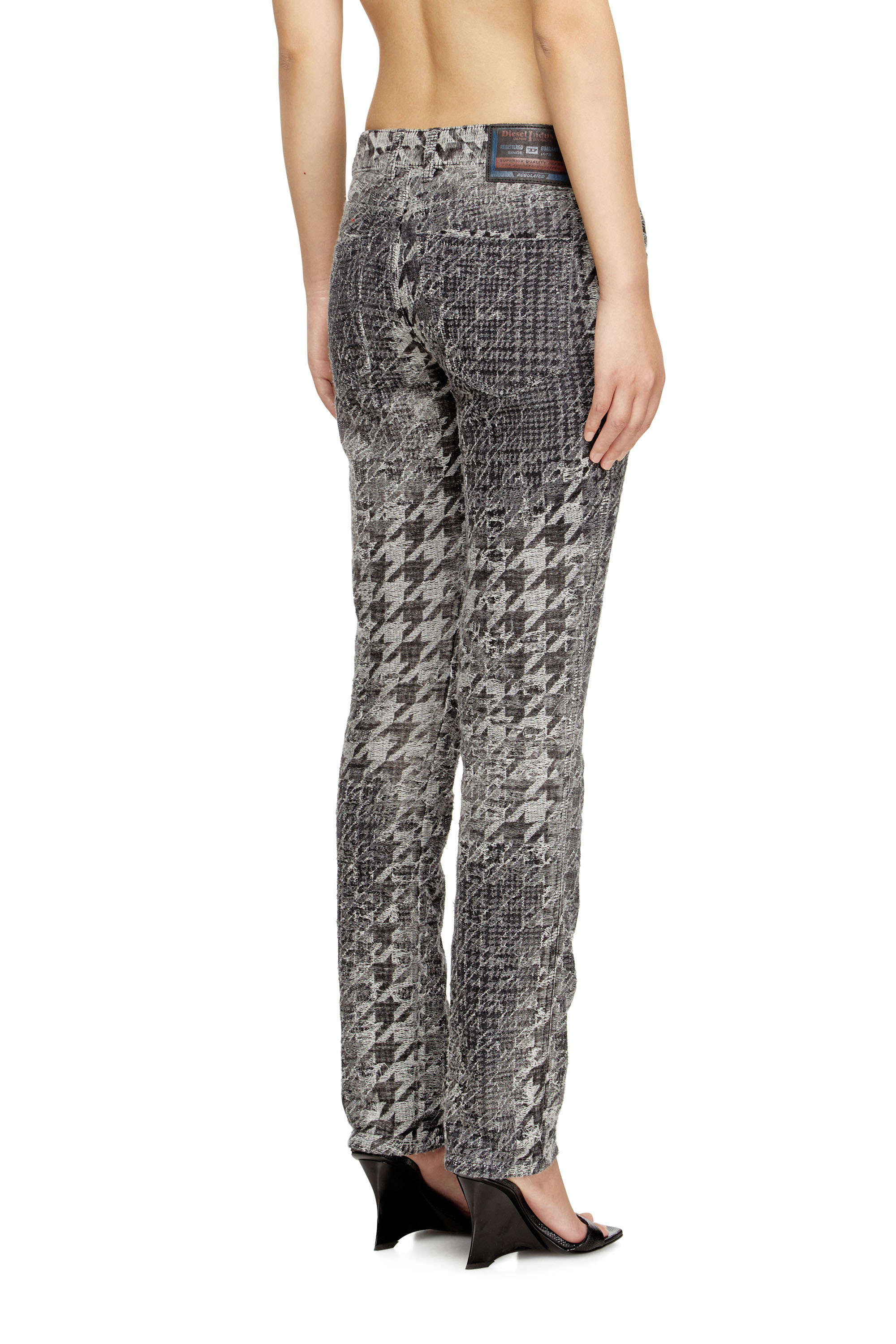 Diesel - Female's Slim Jeans 1992 D-Jiann 0CEBN, ブラック/ダークグレー - 4