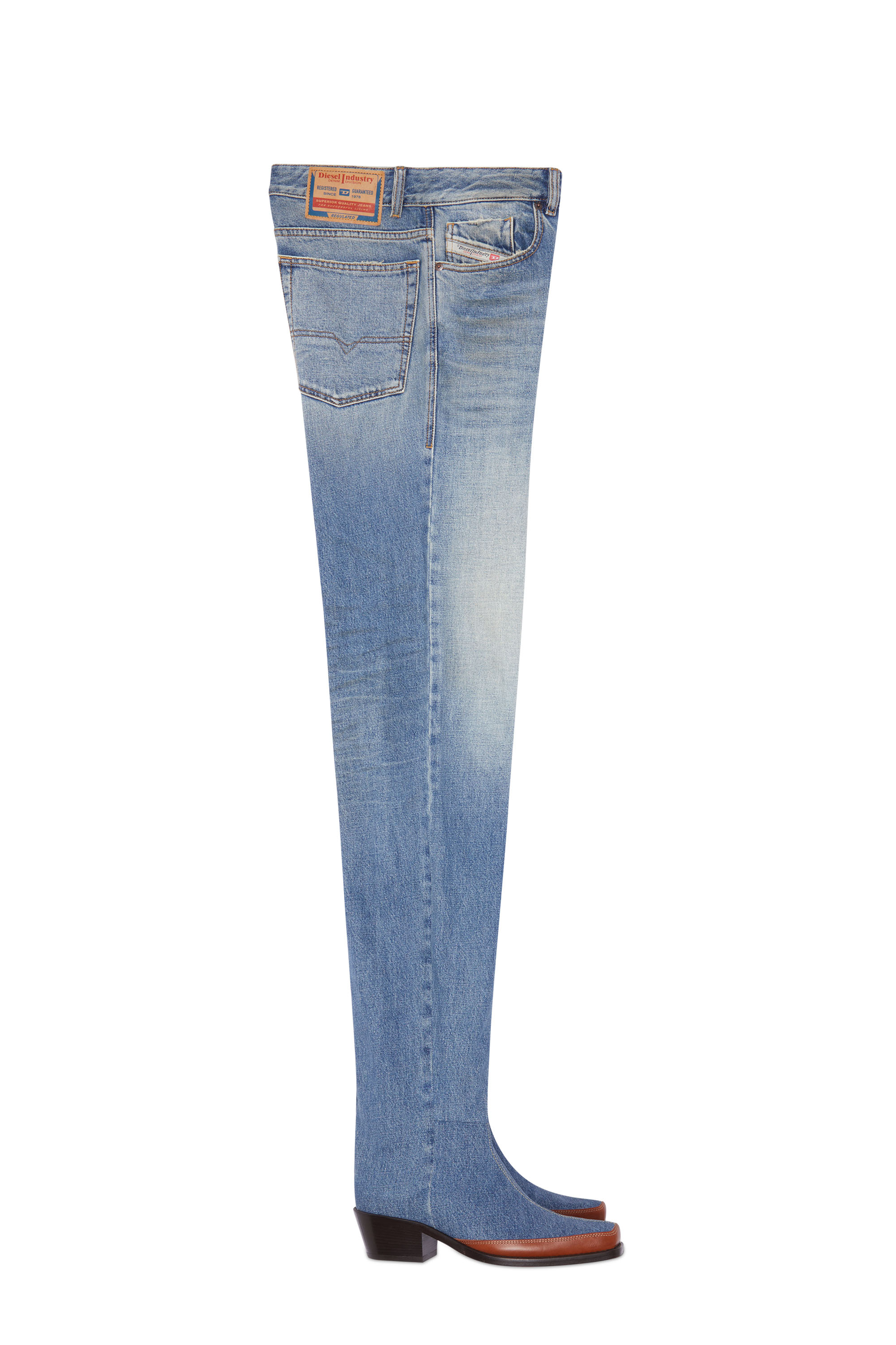 Diesel - 1955 007A7 Straight Jeans, ライトブルー - Image 1