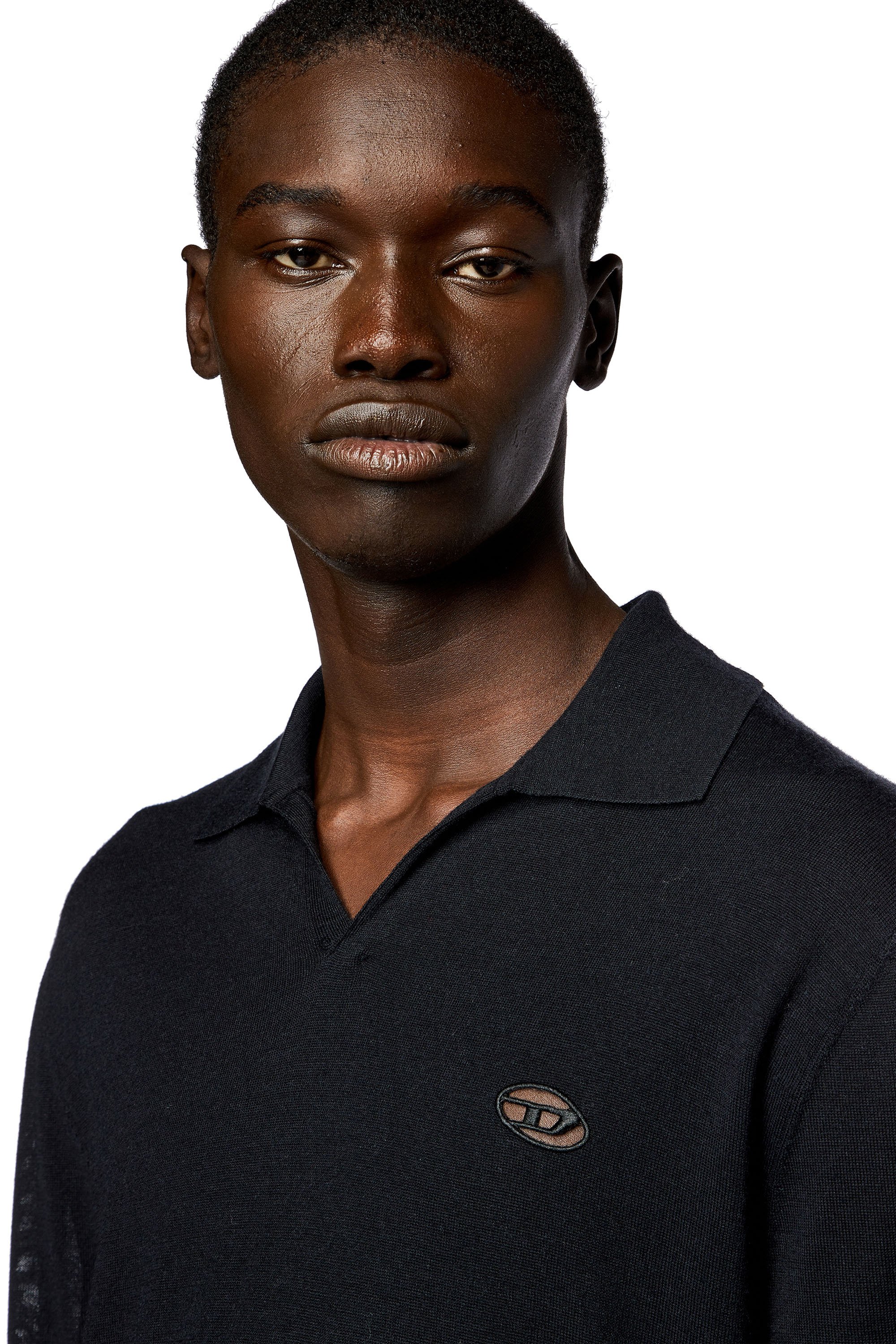 Diesel - K-GLARE, Male's ニット in ブラック - 5