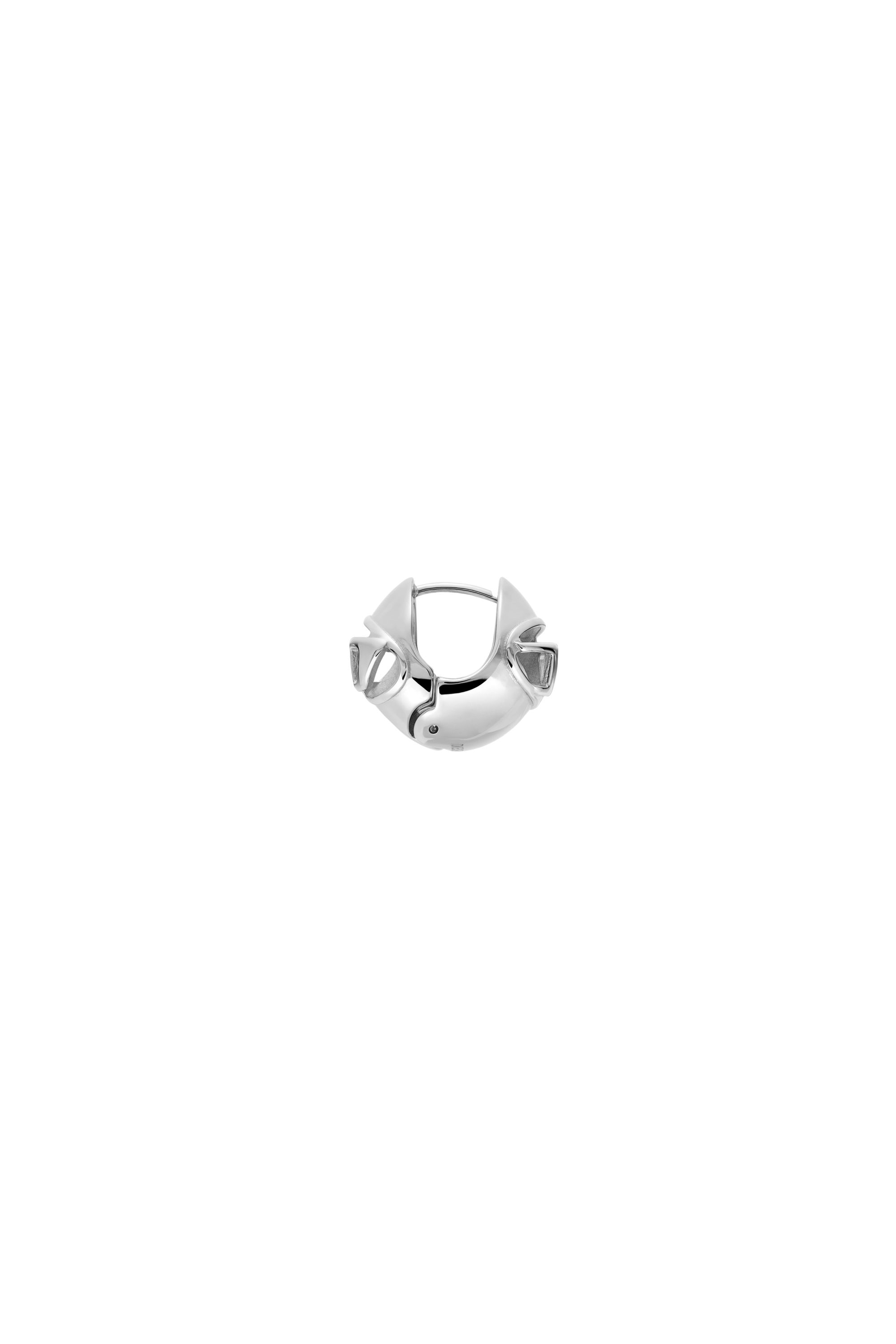 Diesel - DX1718040, Unisex's Stainless Steel Hoop Earring in シルバー - 3