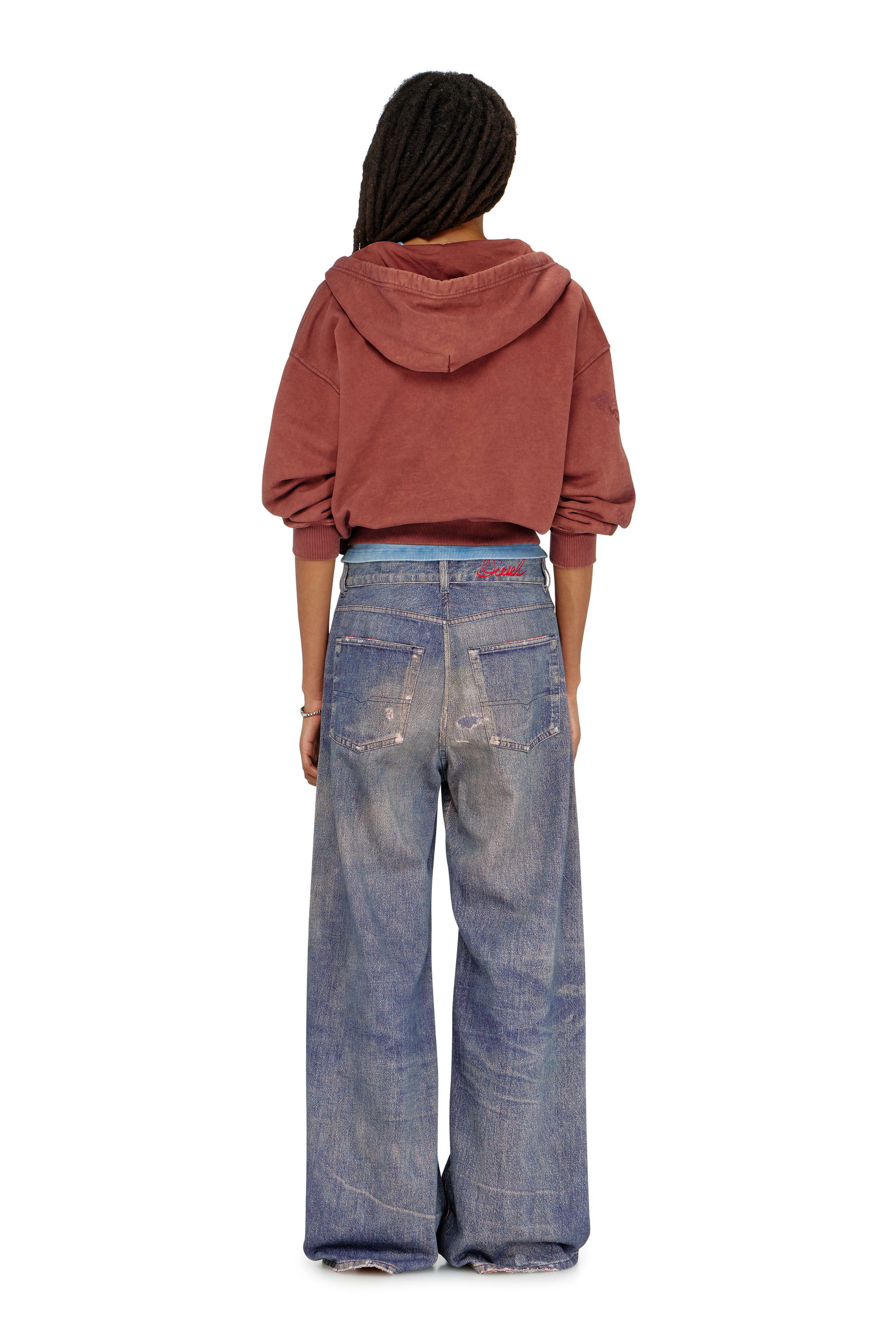 Diesel - Female's Relaxed Jeans 1996 D-Sire 09P95, ダークブルー - 3
