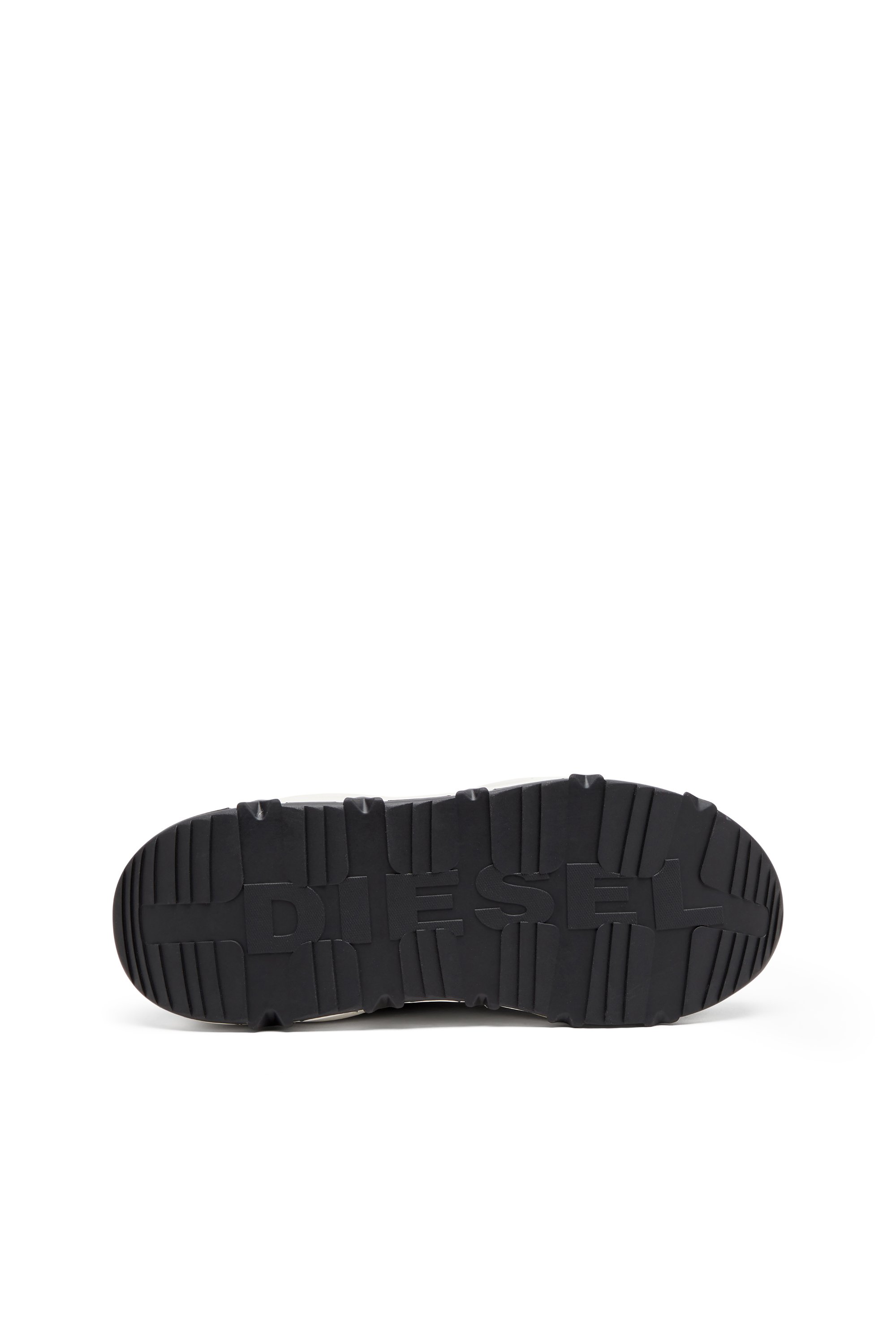 Diesel - S-SAVANNAH W, Female's S-Savannah-Platform sneakers in suede and mesh in ブラック - 4