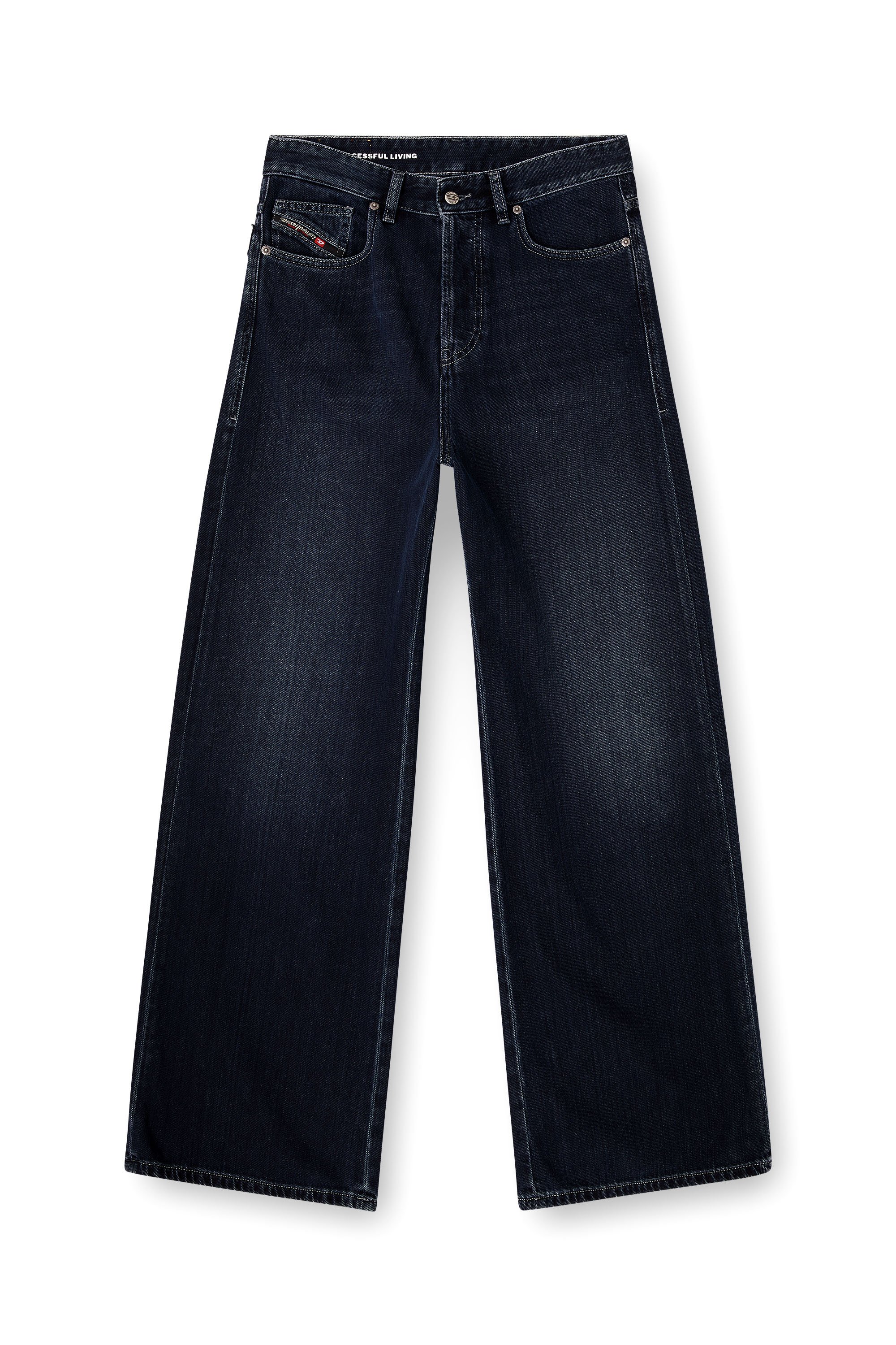 Diesel - Female's Relaxed Jeans 1996 D-Sire 09Q19, ダークブルー - 3