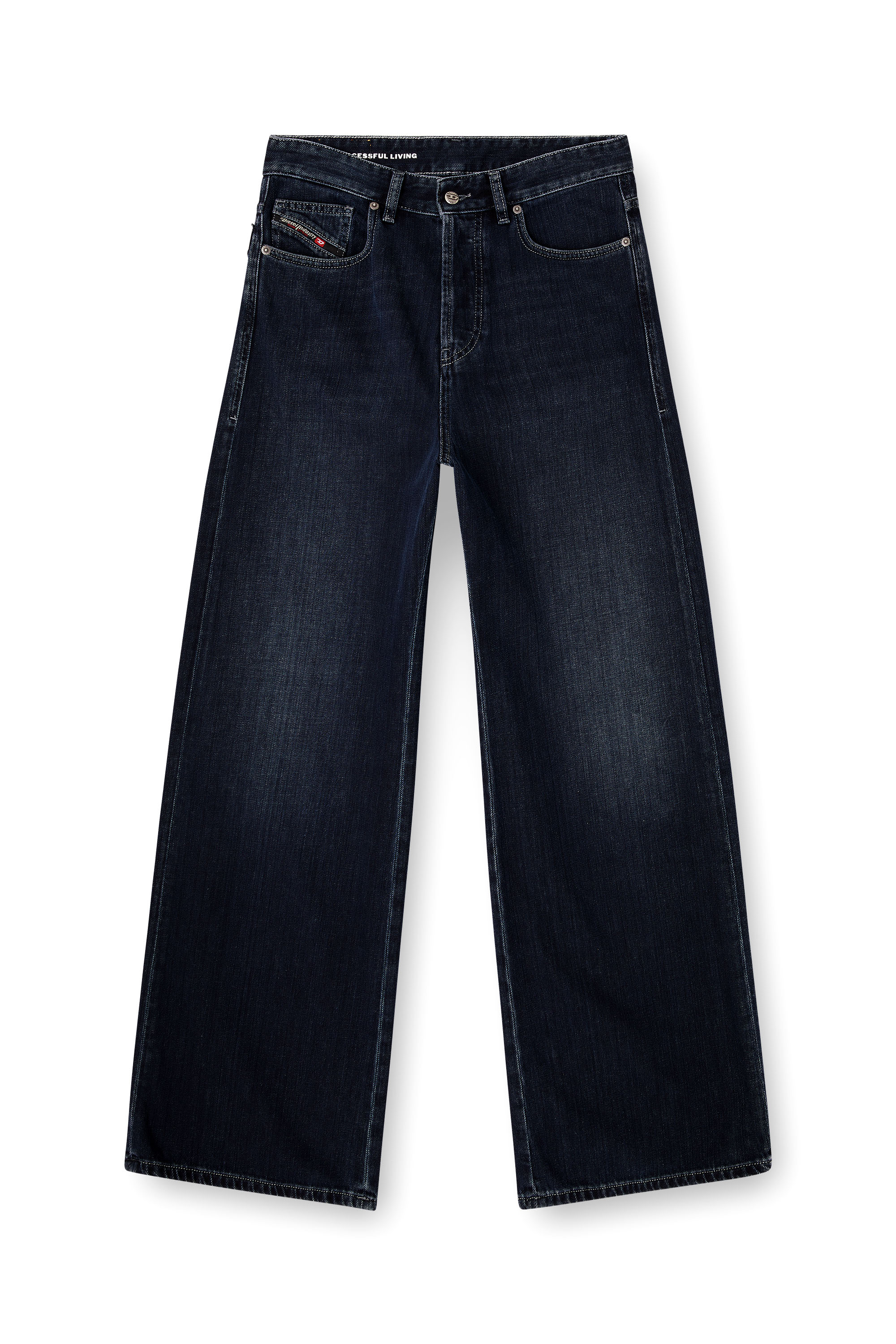 Diesel - Female's Relaxed Jeans 1996 D-Sire 09Q19, ダークブルー - 4