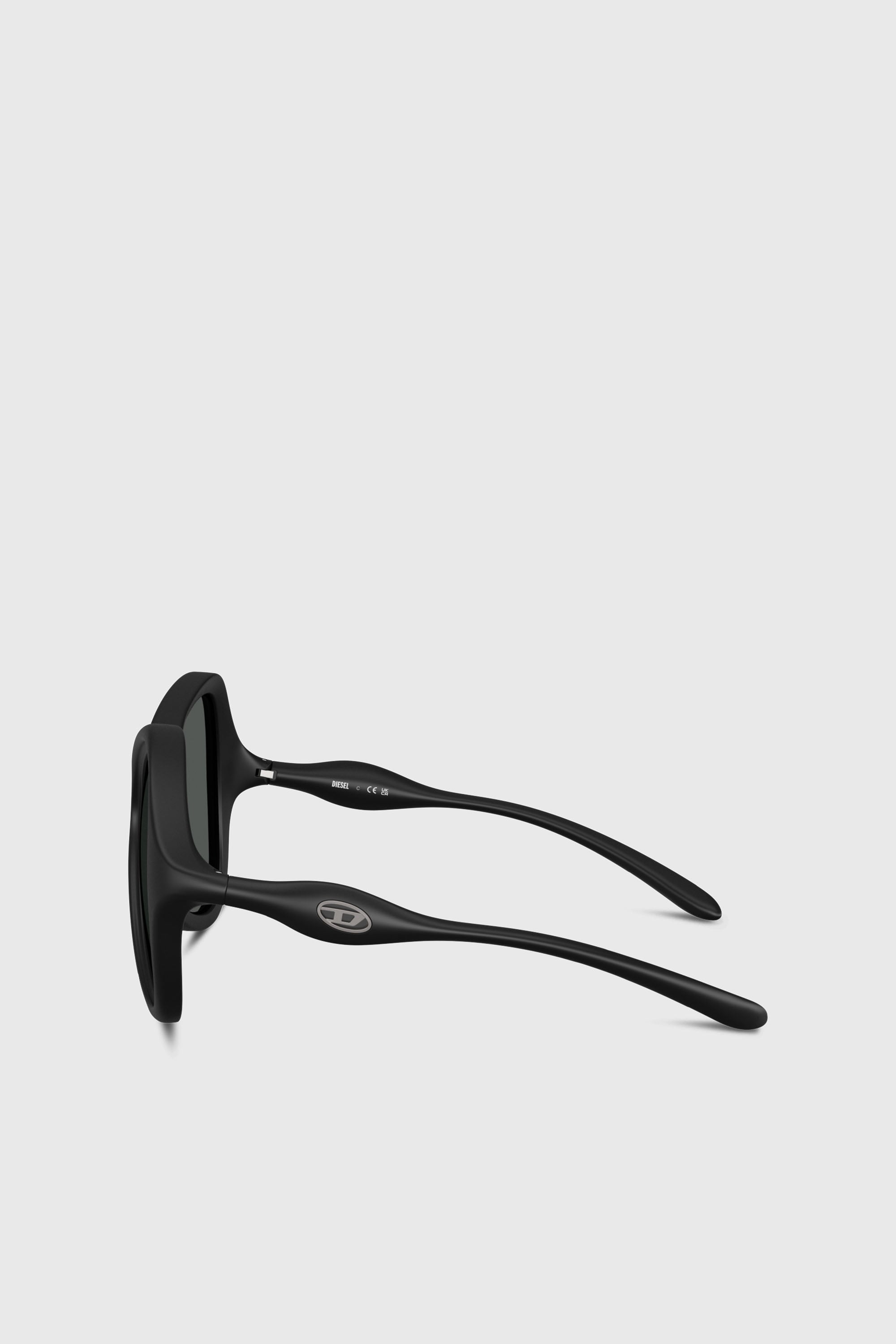 Diesel - 0DL3010U, Unisex's Cat-eye style sunglasses in ブラック - 2