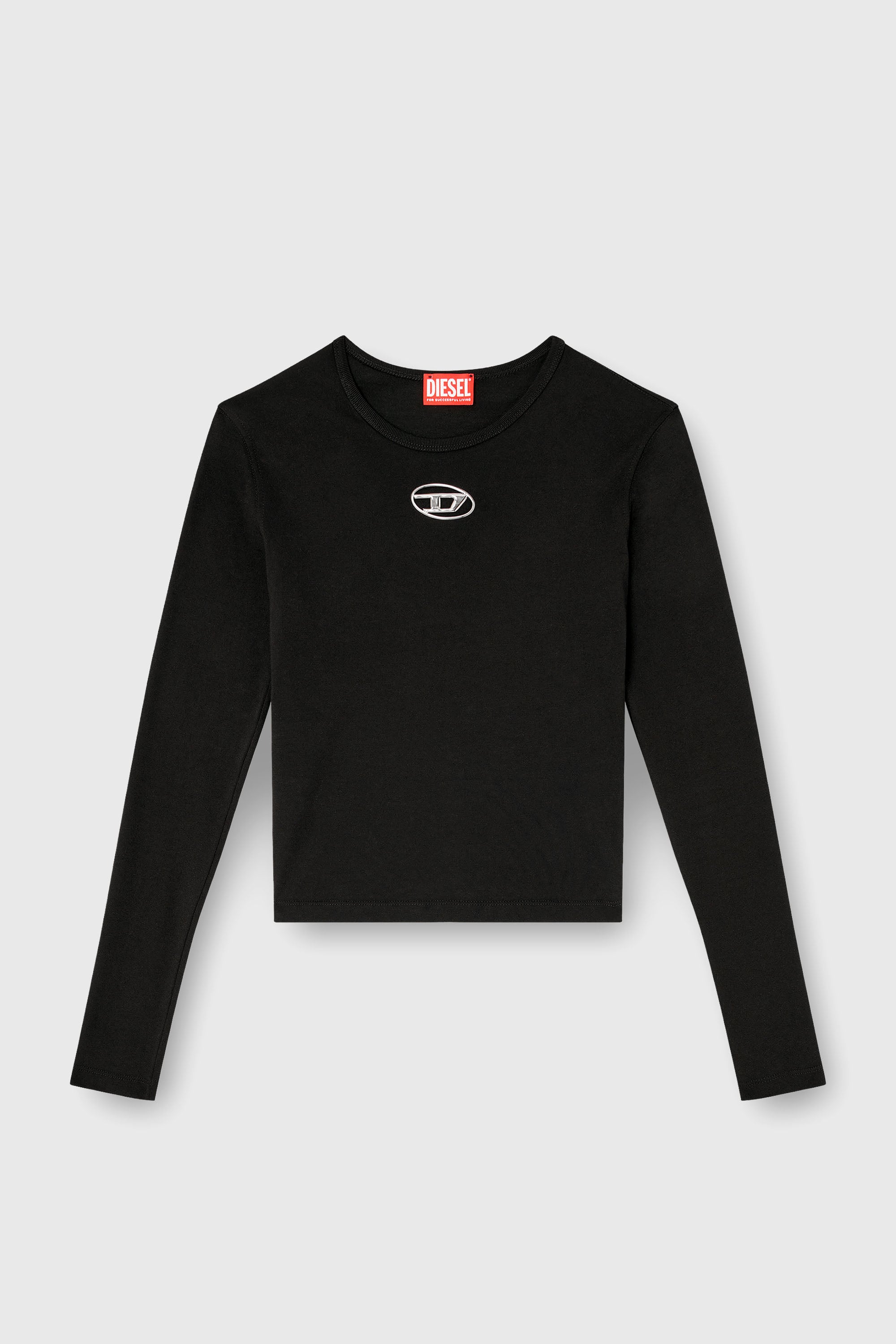 Diesel - T-UNCUTIE-LONG-LS-OD, Female's 長袖Tシャツ in ブラック - 2