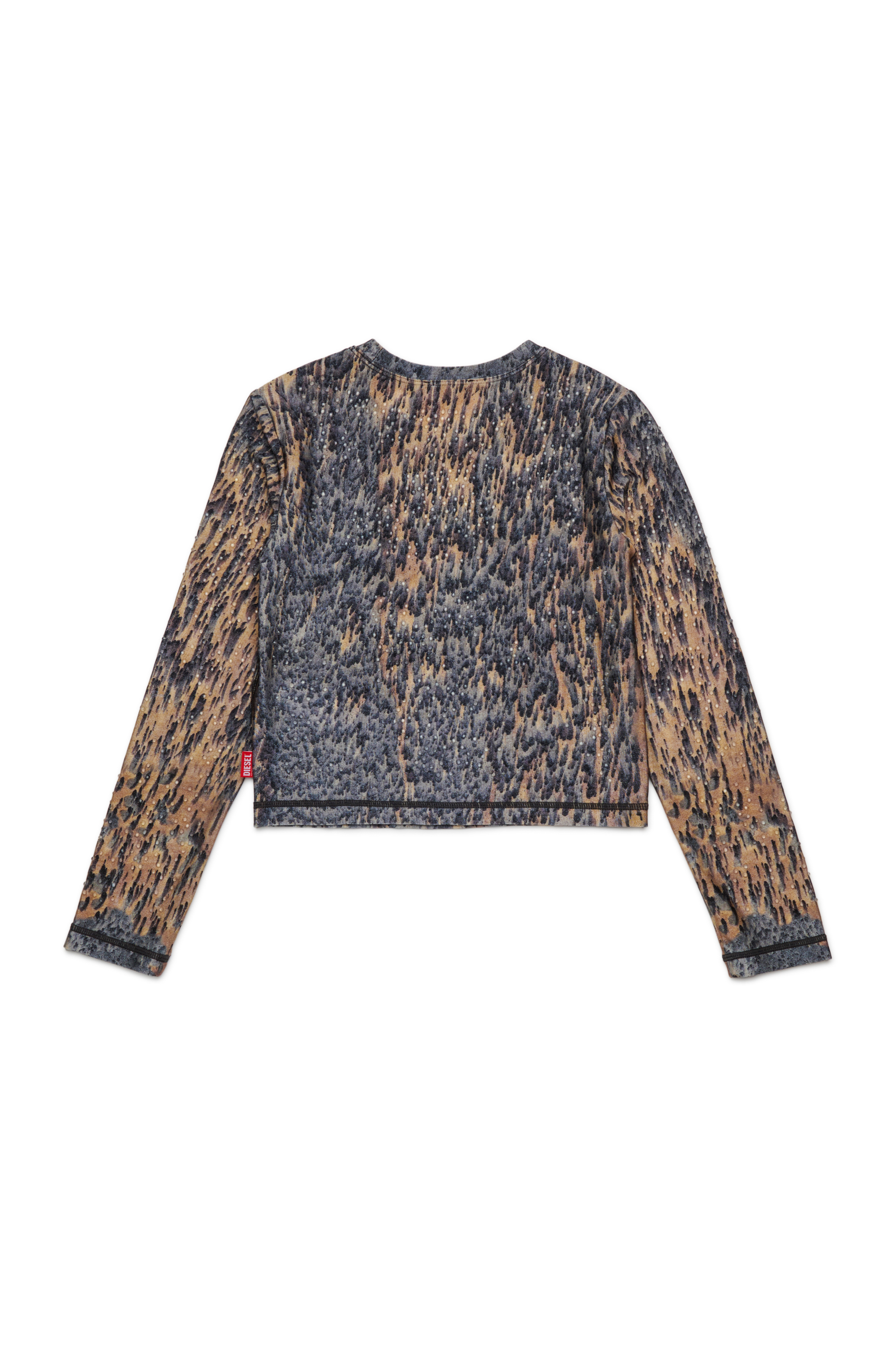 Diesel - TOSCA, Female's 長袖Tシャツ in ブルー/ブラウン - 2