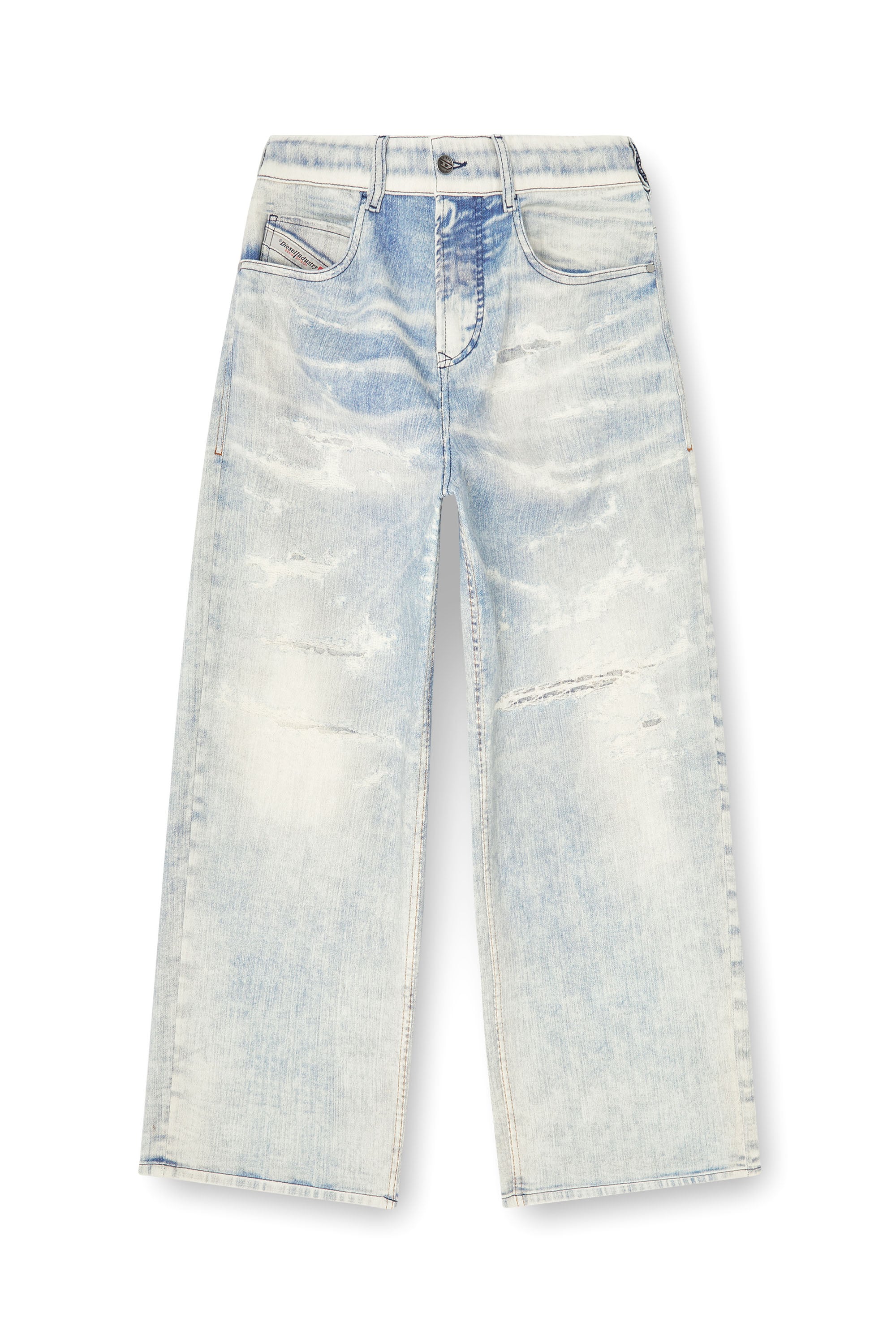 Diesel - Unisex's Relaxed 2097 D-Enim-M Joggjeans&reg; 068XM, ライトブルー - 3