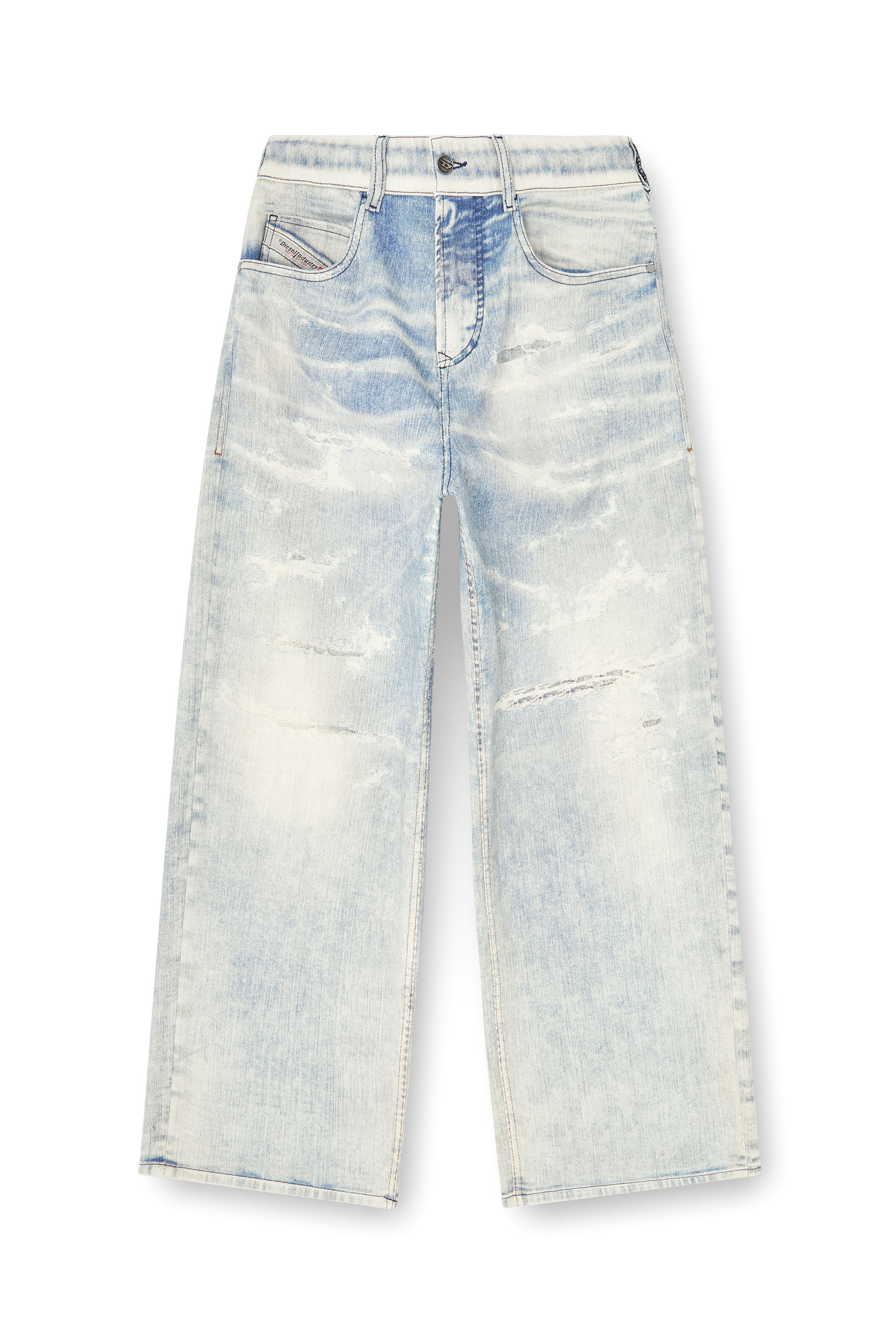 Diesel - Unisex's Relaxed 2097 D-Enim-M Joggjeans&reg; 068XM, ライトブルー - 3