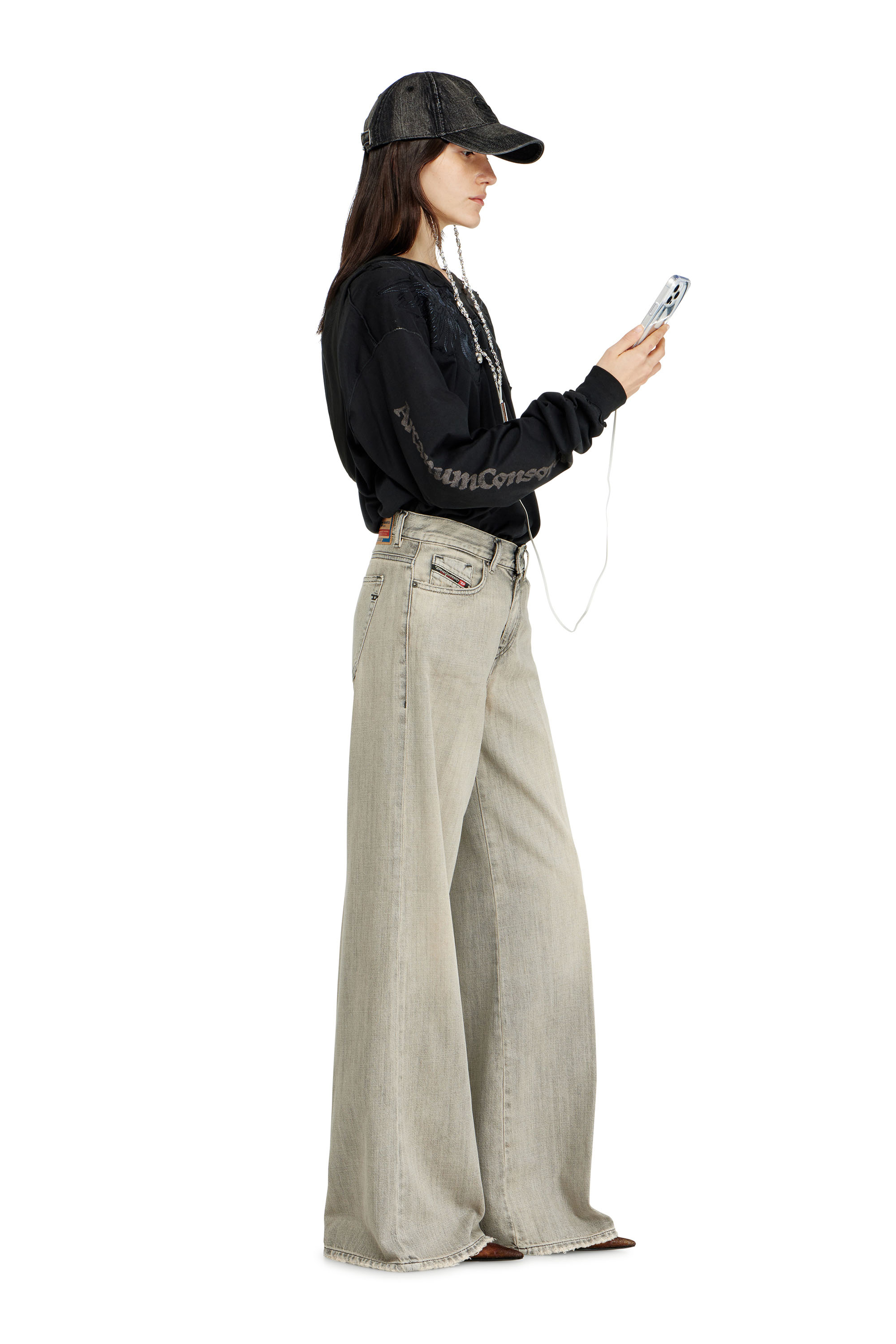 Diesel - Female's Flare Jeans 1978 D-Akemi 068RU, グレー - 1