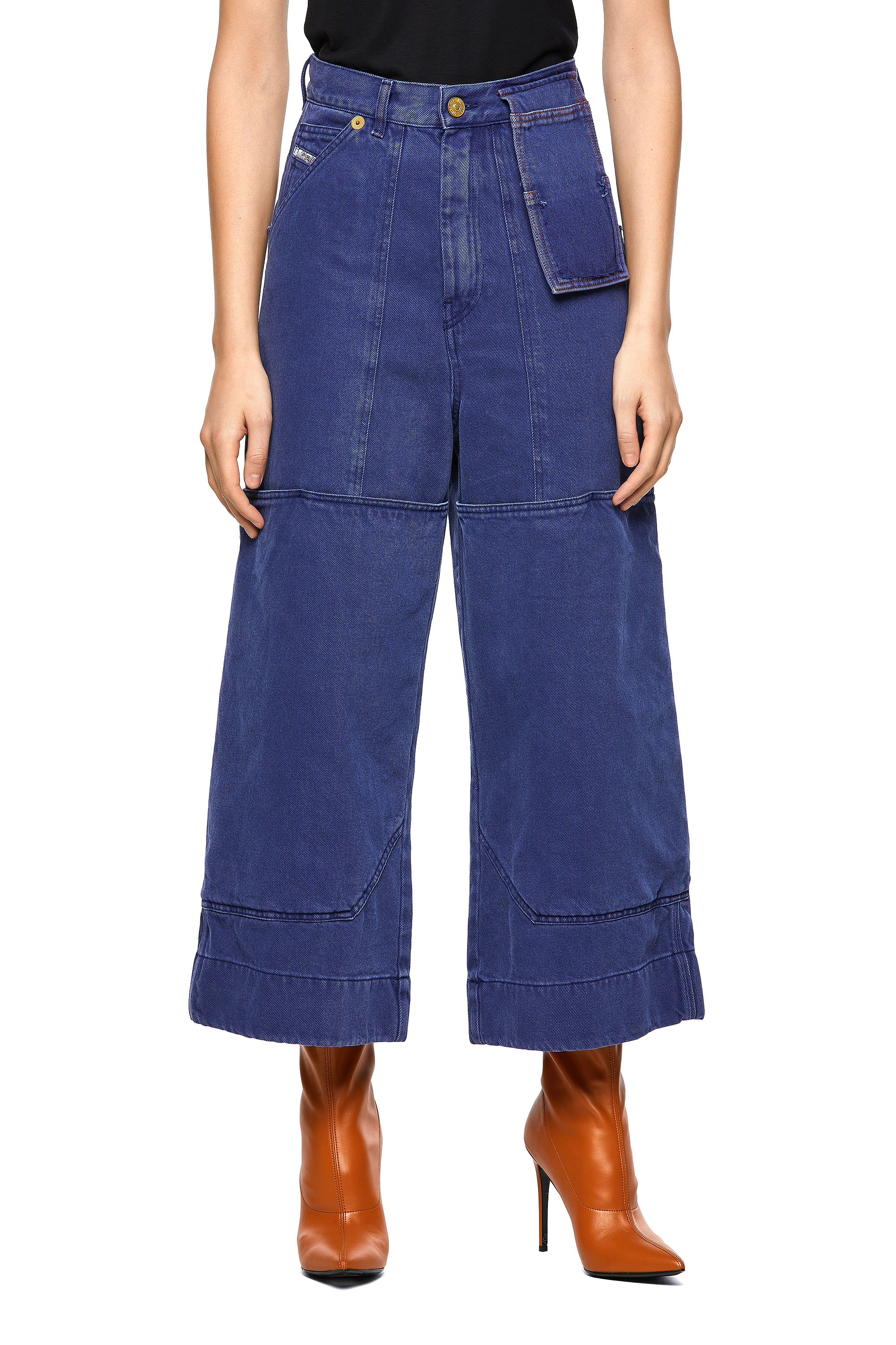 Diesel - D-Luite 0EEAX Bootcut and Flare Jeans, ミディアムブルー - Image 1
