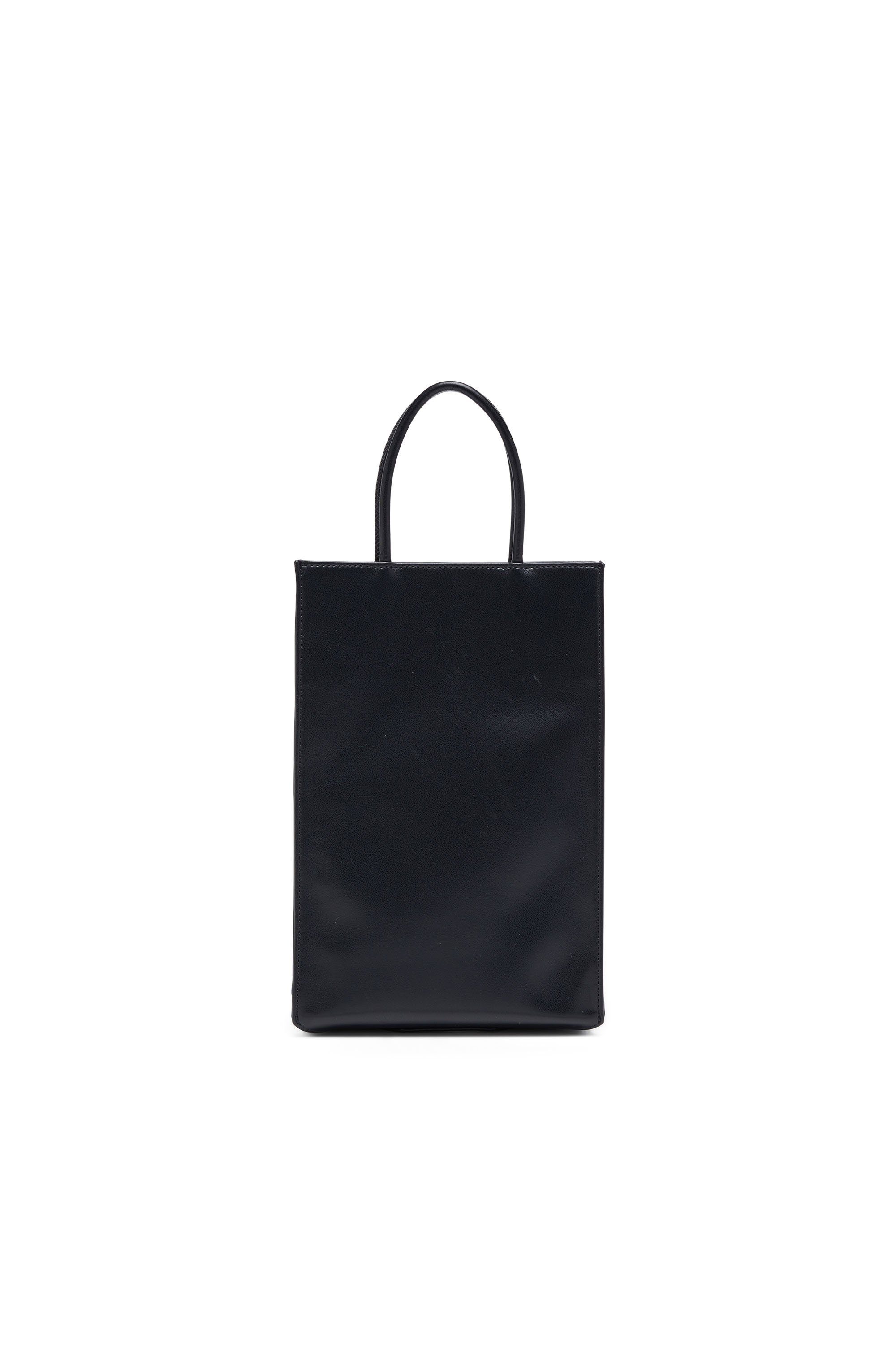 Diesel - DSL 3D SHOPPER M X, Male's Dsl 3D M-PU tote bag with embossed logo in ブラック - 3