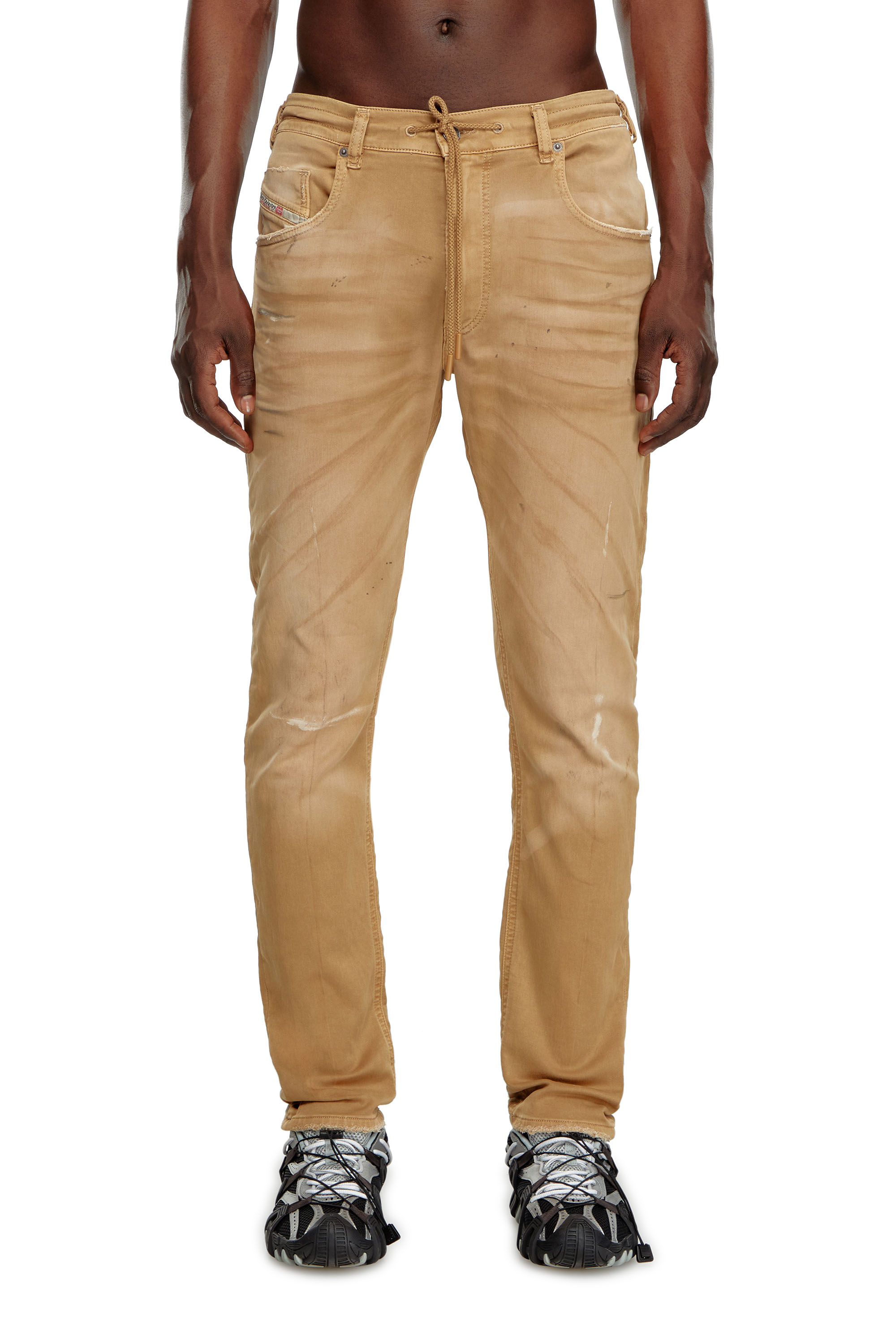 Diesel - Male's Regular 2030 D-Krooley Joggjeans® 068LW, Brown - 1