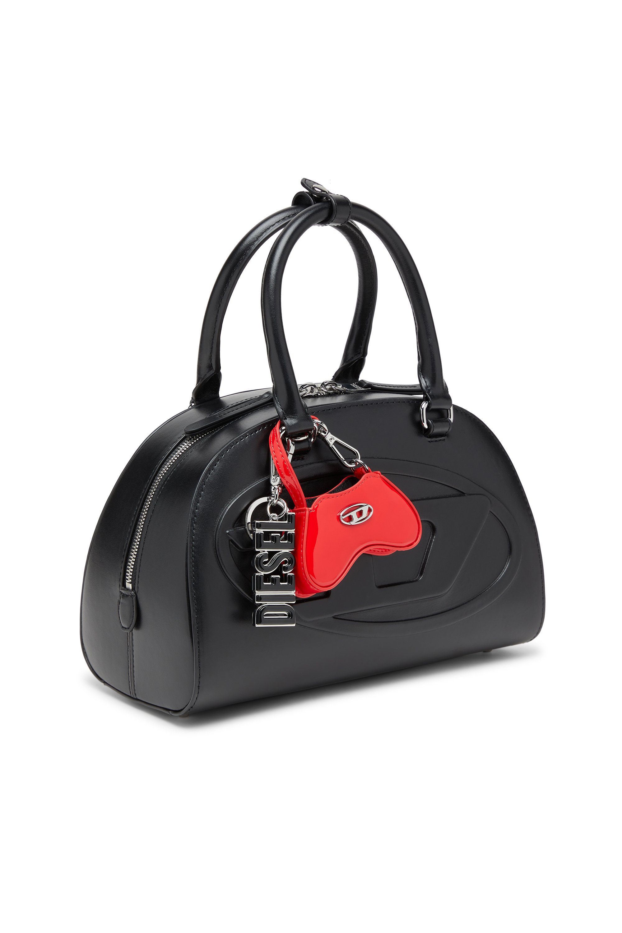 Diesel - DSL 3D KEY RING, Male's キーチャーム in ブラック/シルバー - 2