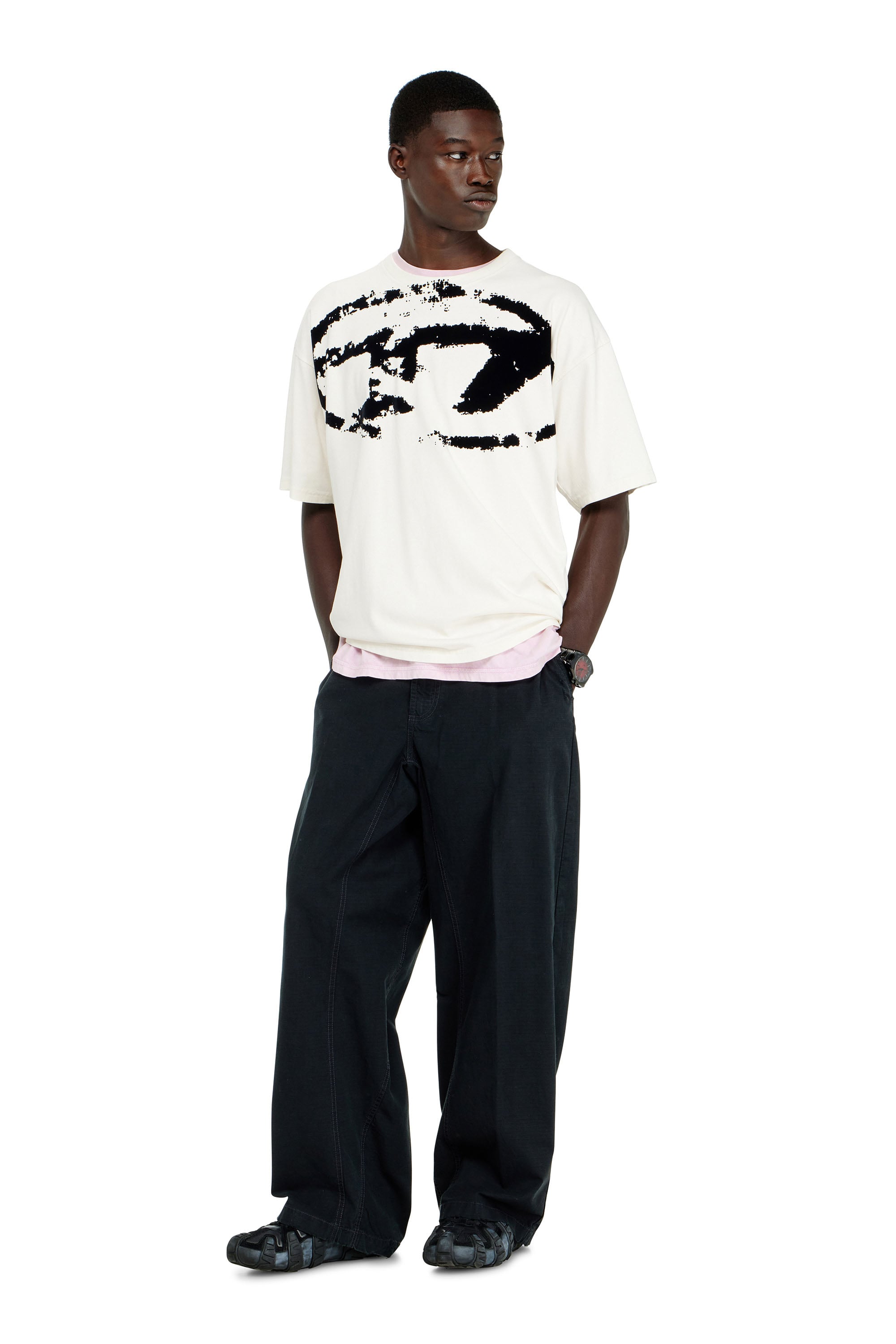 Diesel - T-BOXT-N14, Male's Tシャツ in ホワイト - 2