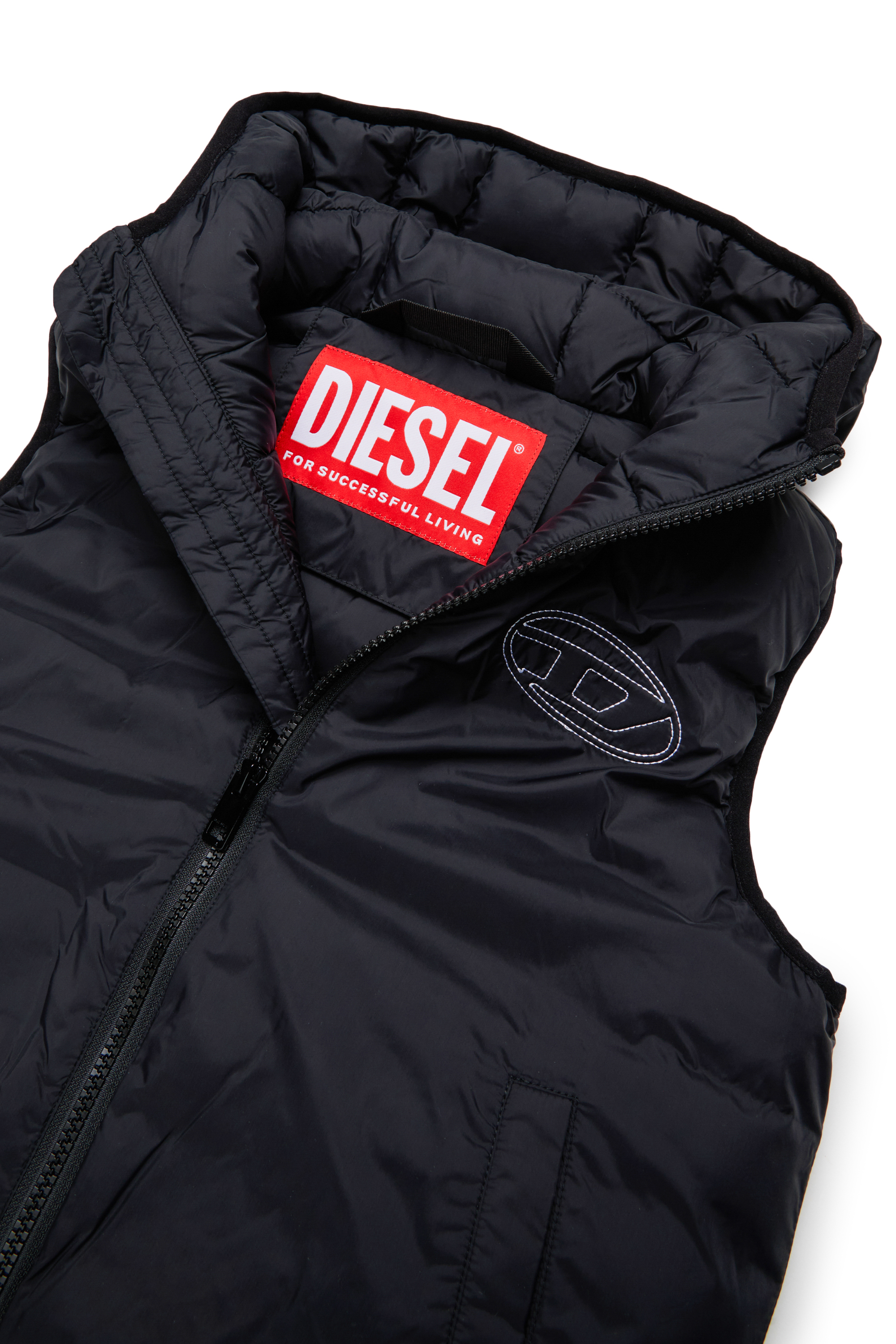 Diesel - JOSIP, Unisex's ベスト in ブラック - 3