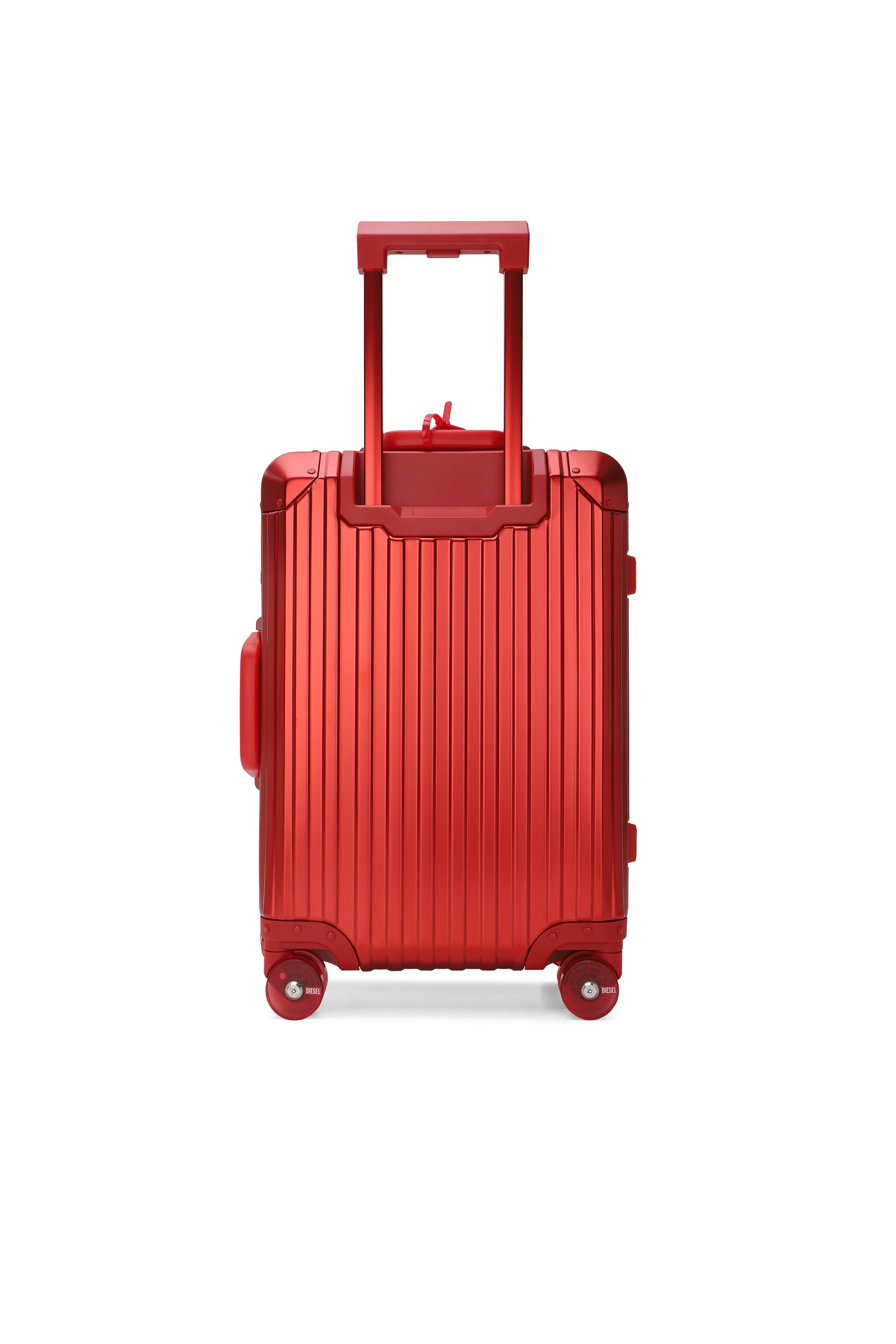 Diesel - DIESEL ALUMINUM TROLLEY- DSL002, Unisex's Aluminum suitcase size S in レッド - 2