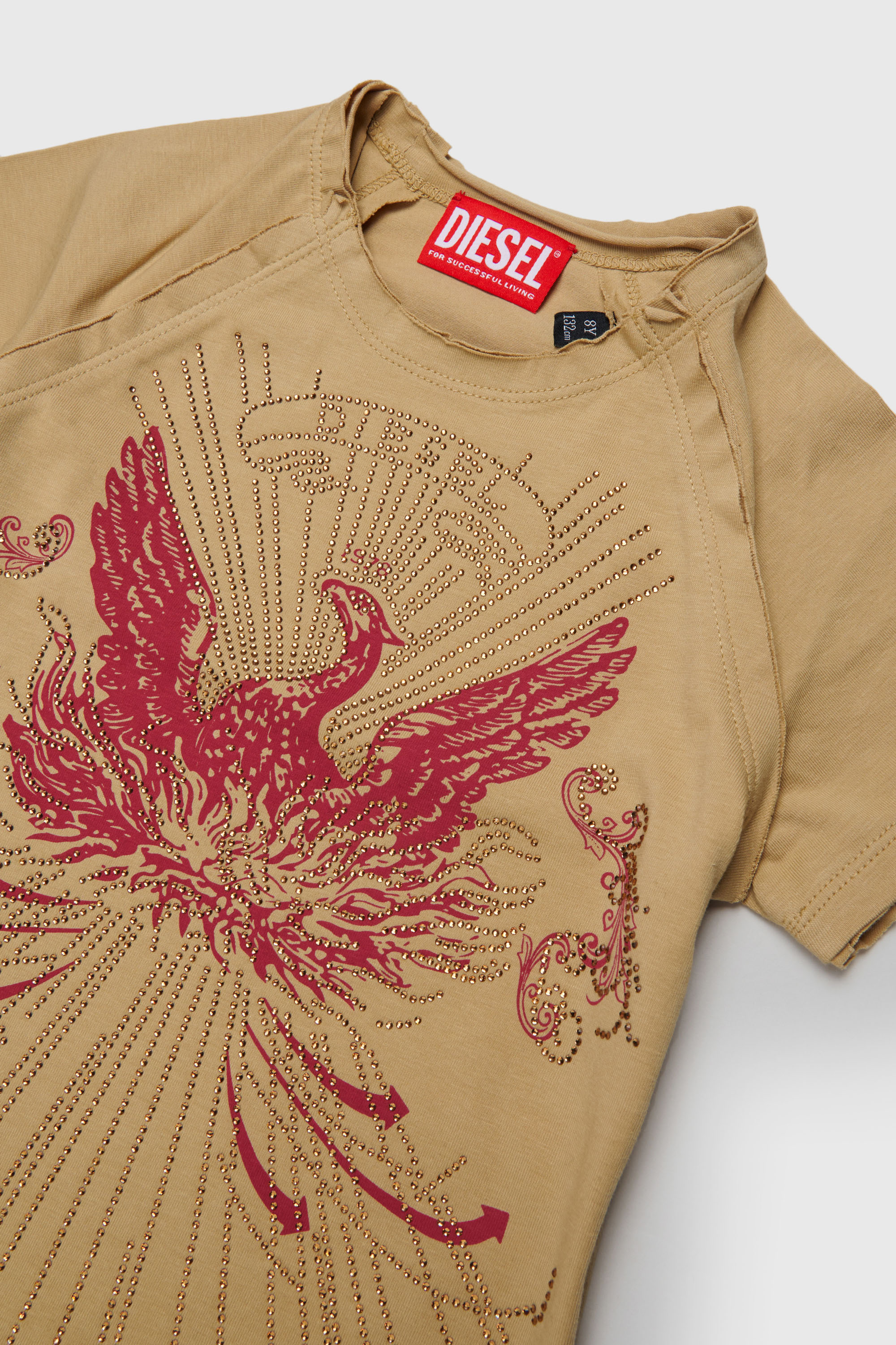 Diesel - TAROWEENA, Female's Tシャツ in ブラウン - 3