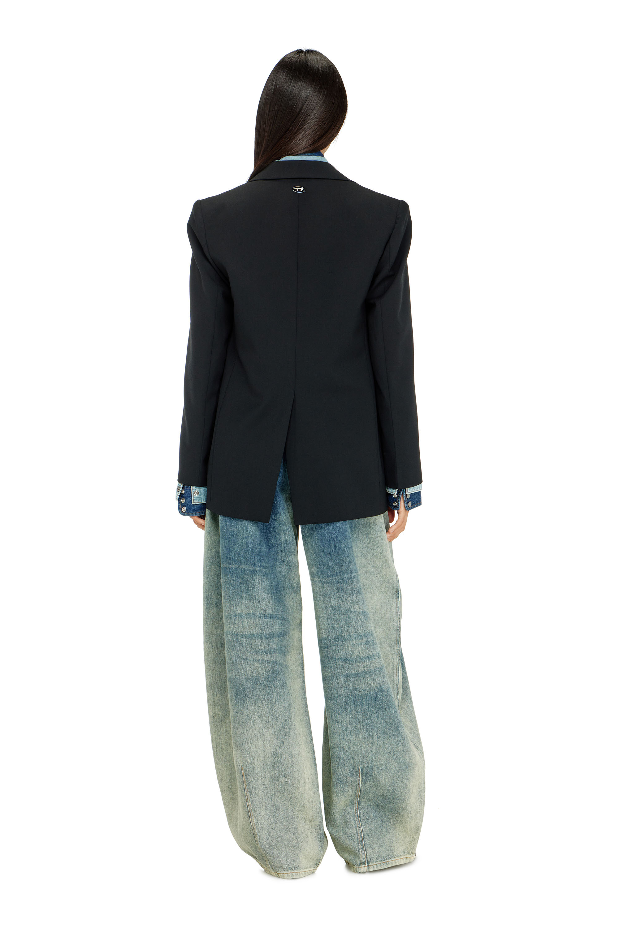 Diesel - Female's Relaxed Jeans 1987 D-Khelz 007EF, ミディアムブルー - 3