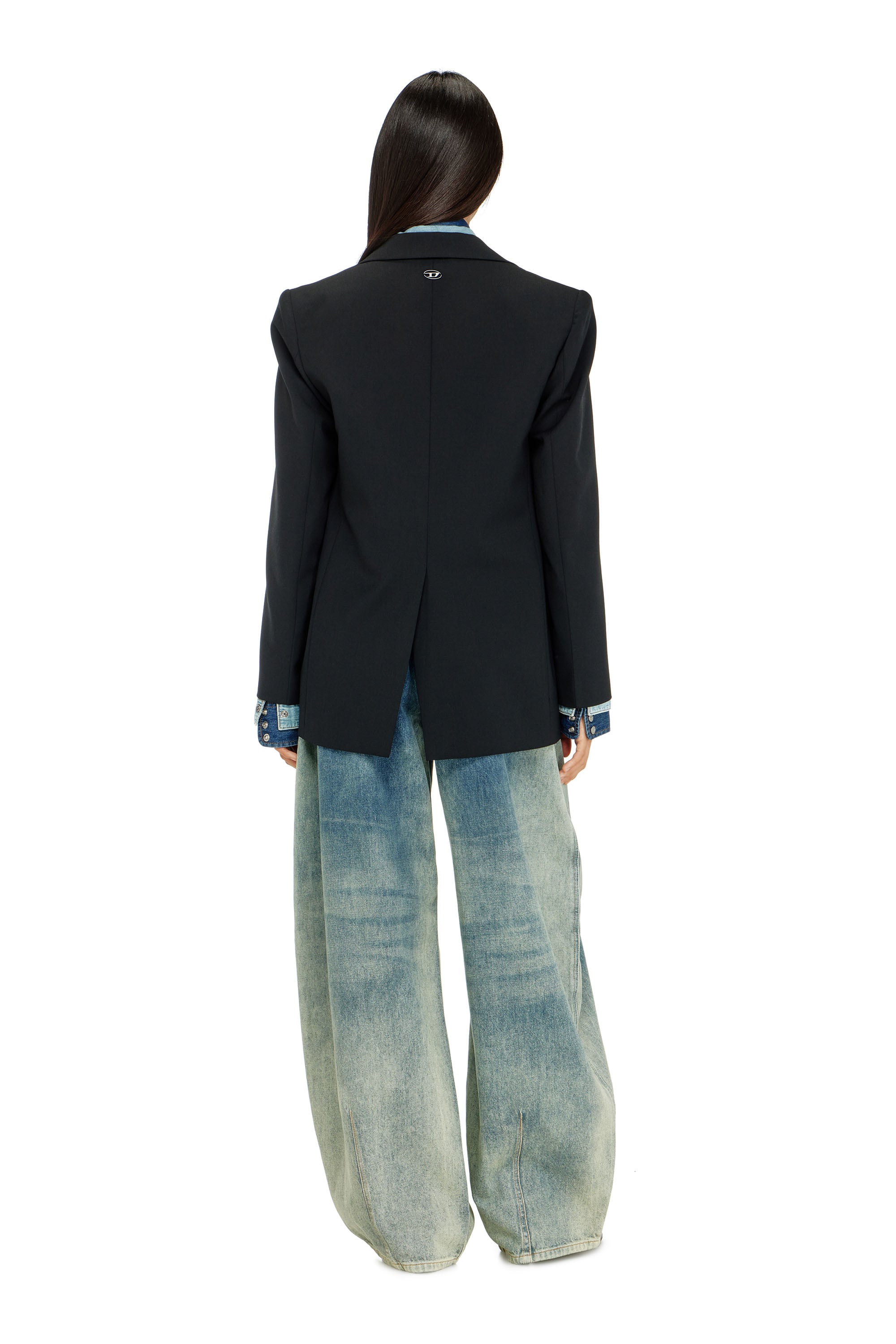 Diesel - Female's Relaxed Jeans 1987 D-Khelz 007EF, ミディアムブルー - 3