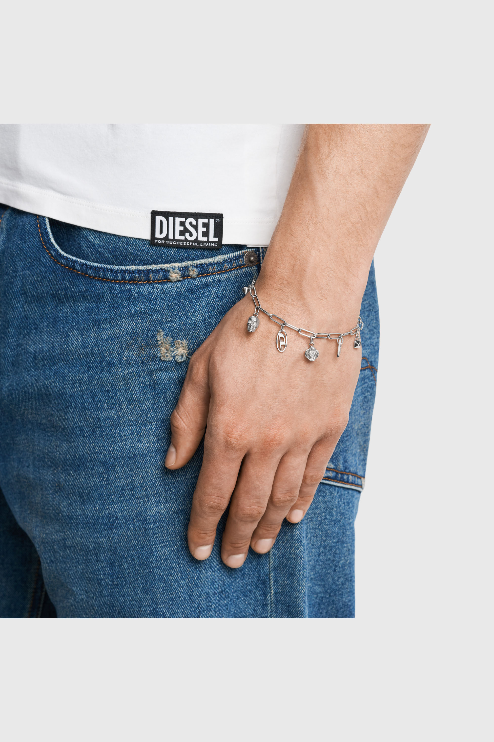 DX1604040 ブレスレット｜シルバー｜ウィメンズ｜DIESEL