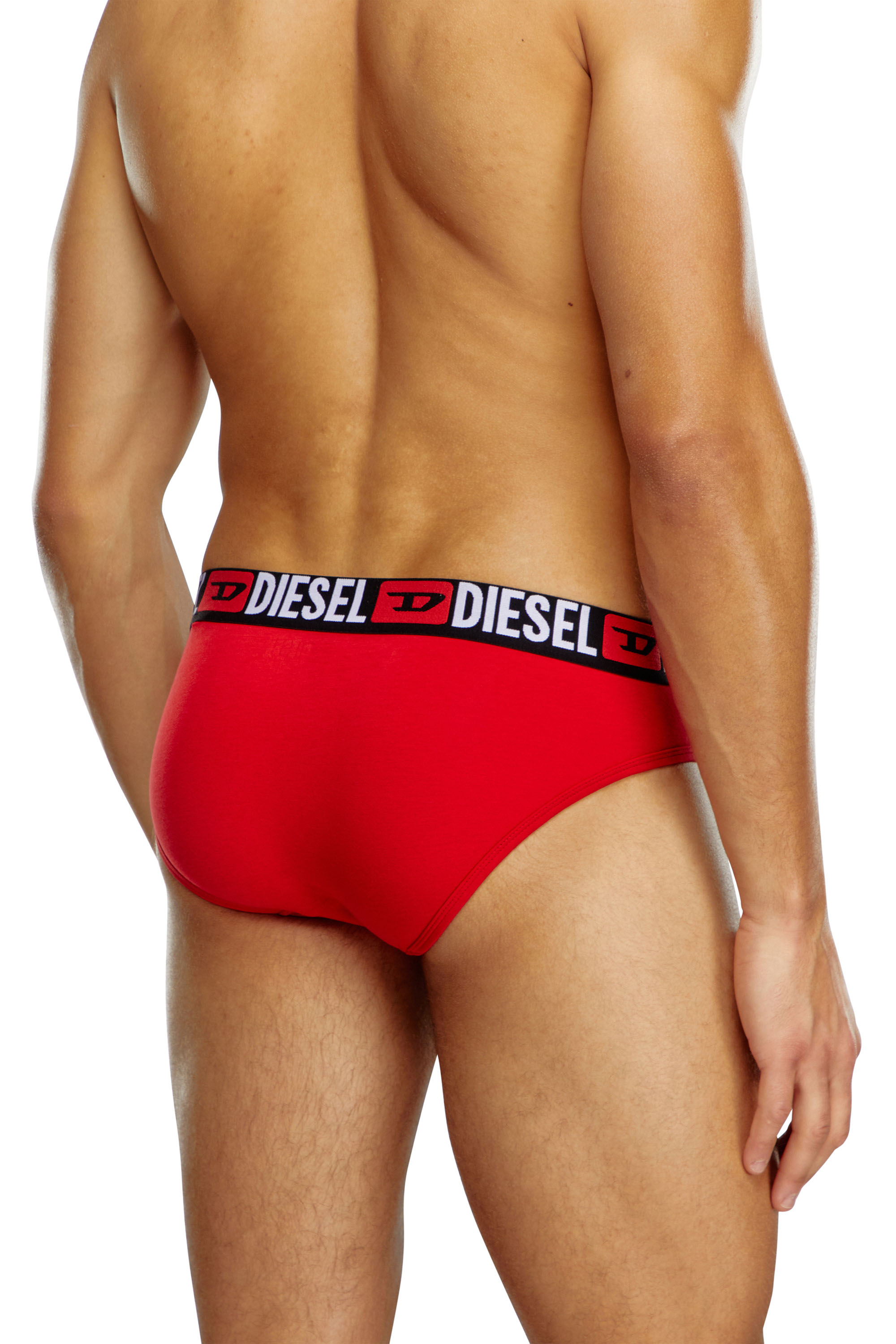 Diesel - UMBR-ANDRETHREEPACK, Male's アンダーウェアブリーフ3枚セット in ブラック/グレー - 4