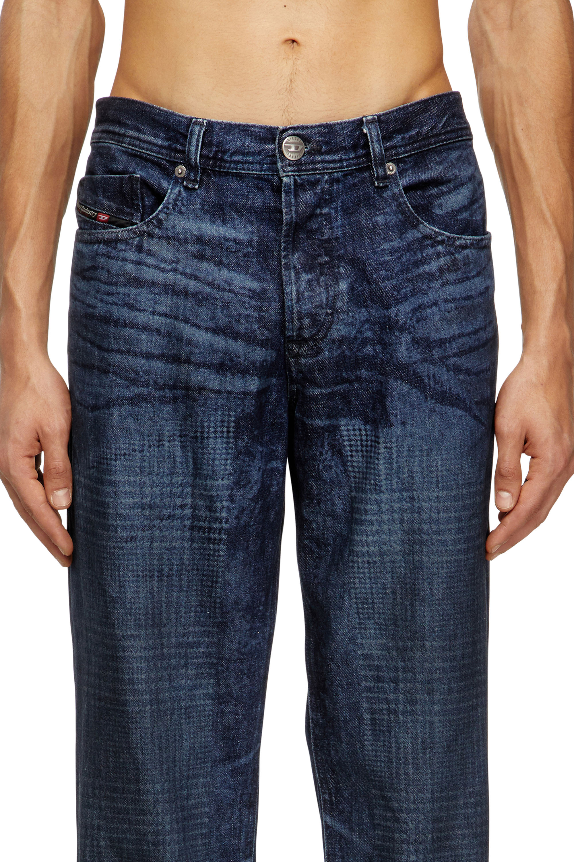Diesel - Male's Regular Jeans 2023 D-Finitive 007CV, ダークブルー - 5