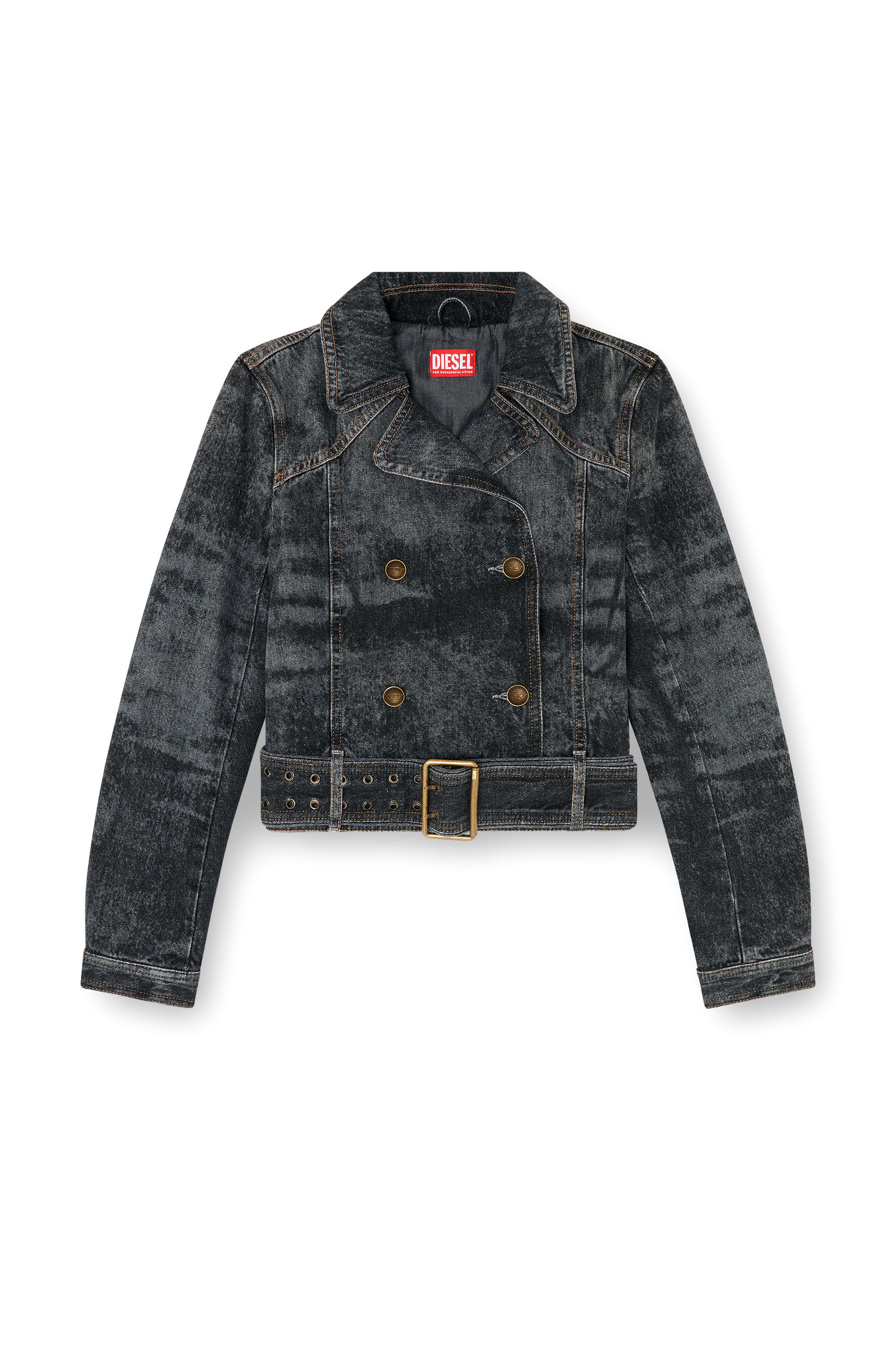 Diesel - DE-LEGEND-S, Female's デニムジャケット in ブラック - 2