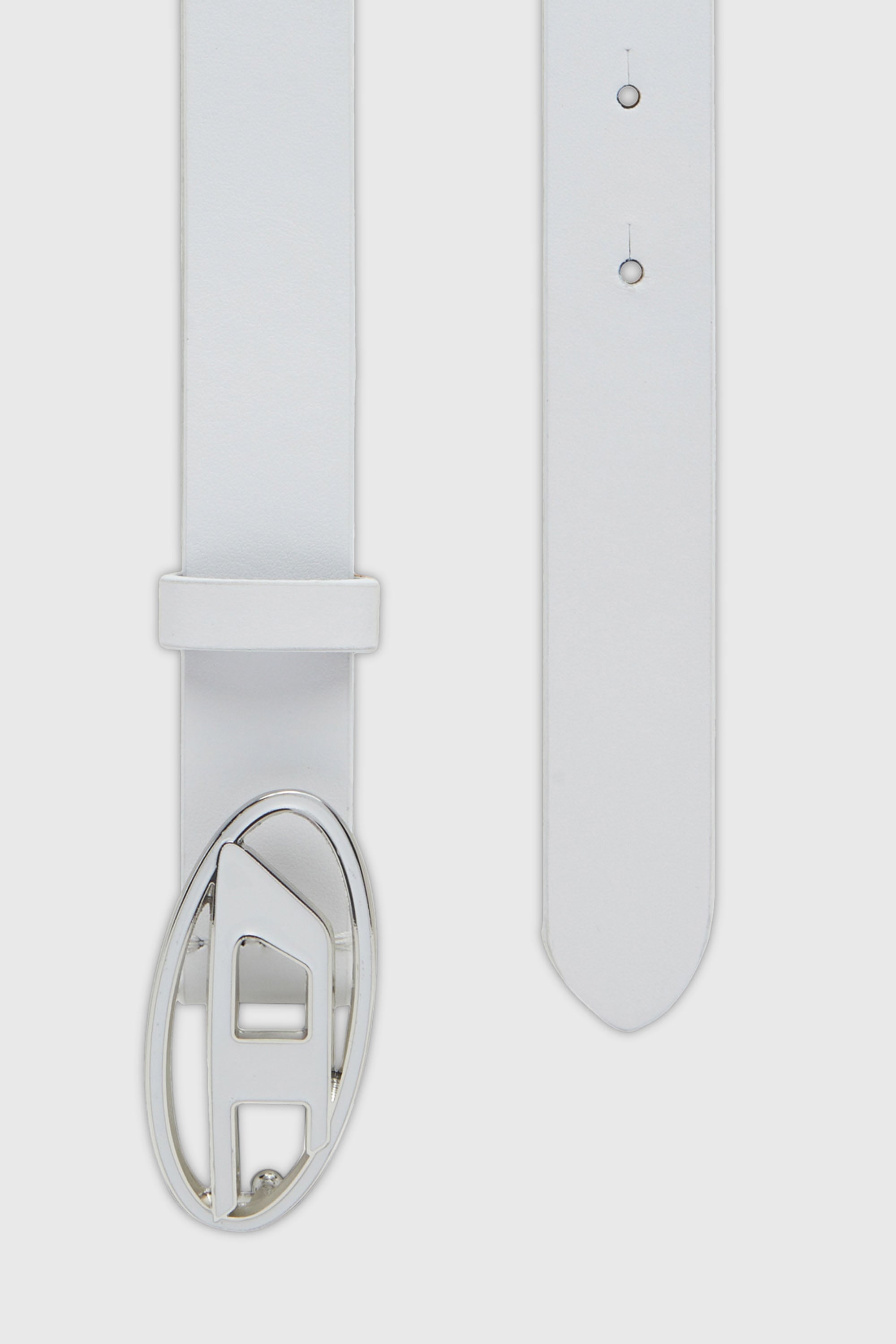 Diesel - B-1DR 25, Female's カウレザーベルト in ホワイト - 2