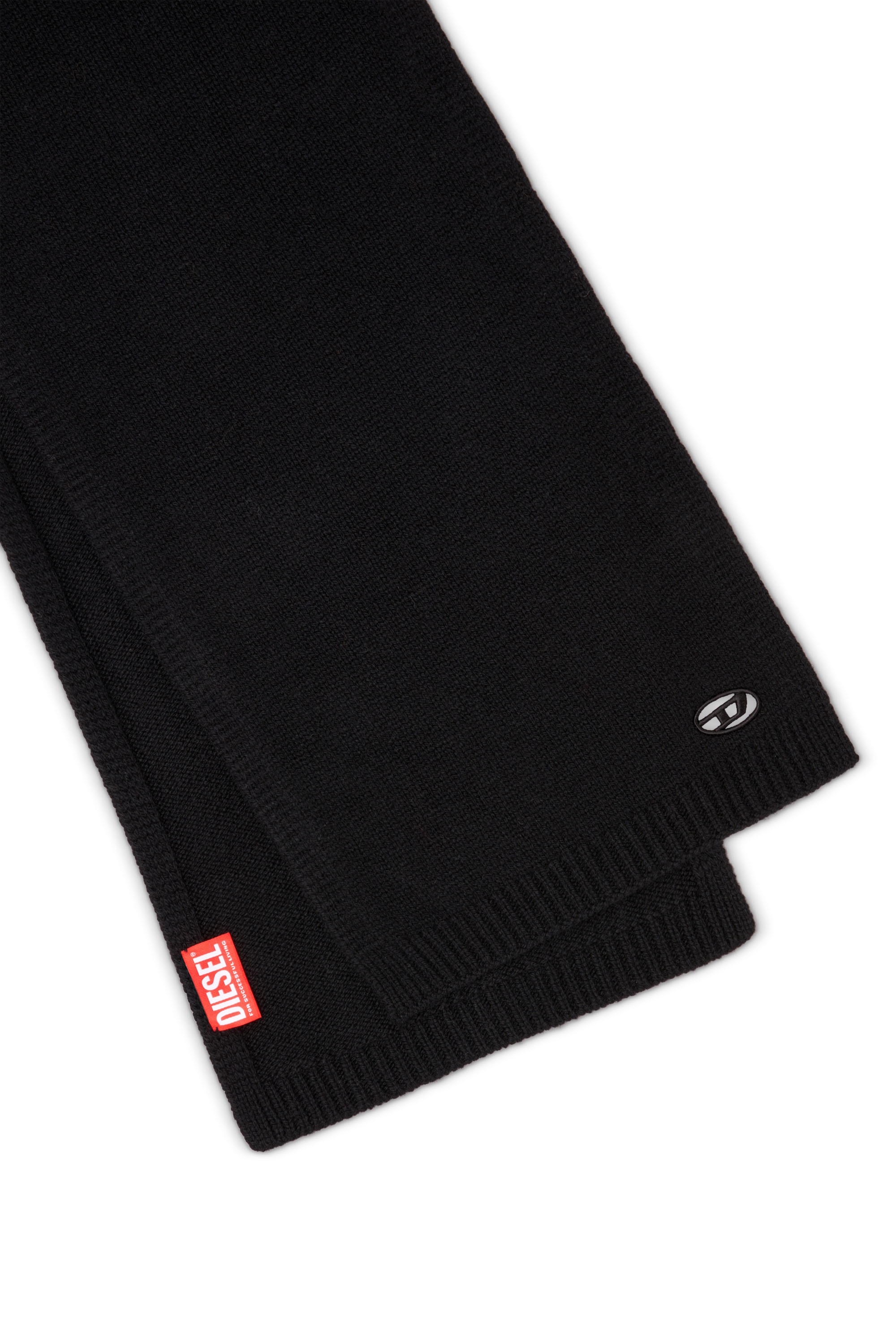 Diesel - K-ARAS, Unisex's スカーフ in ブラック - 3