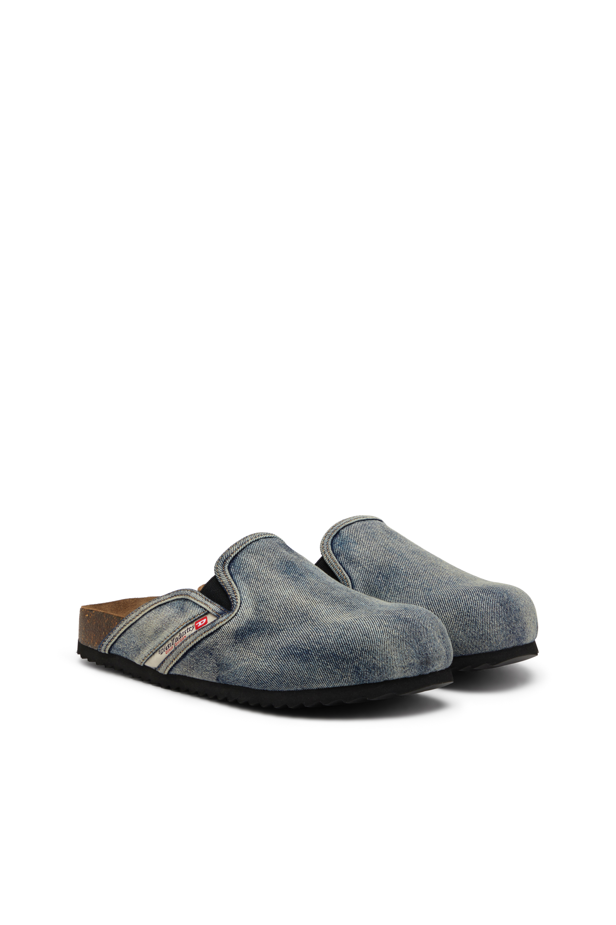 Diesel - D-WOODSTOCK SLIP-ON, Male's デニムスリッポンミュール in ダークブルー - 2