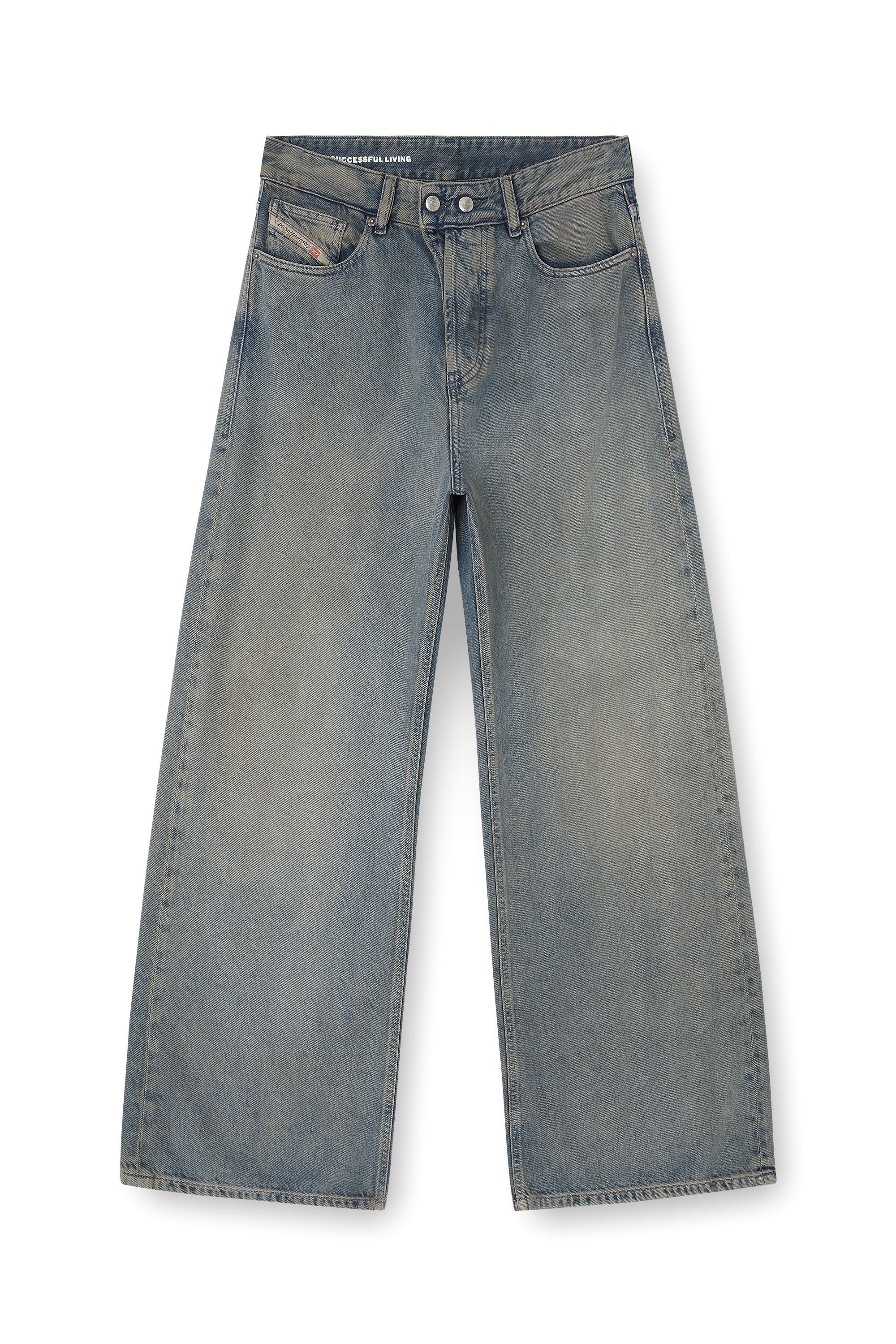 Diesel - Female's Relaxed Jeans 1996 D-Sire 09N24, ミディアムブルー - 3