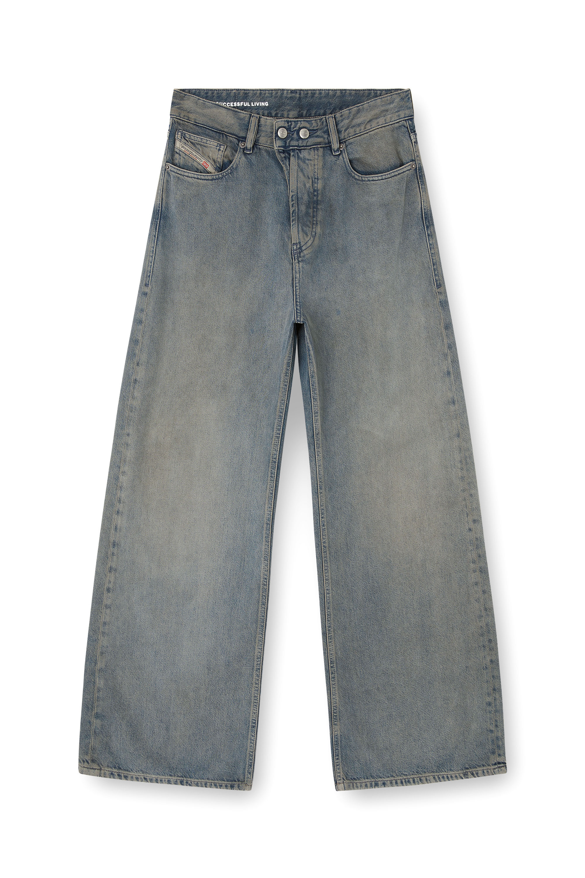Diesel - Female's Relaxed Jeans 1996 D-Sire 09N24, ミディアムブルー - 2