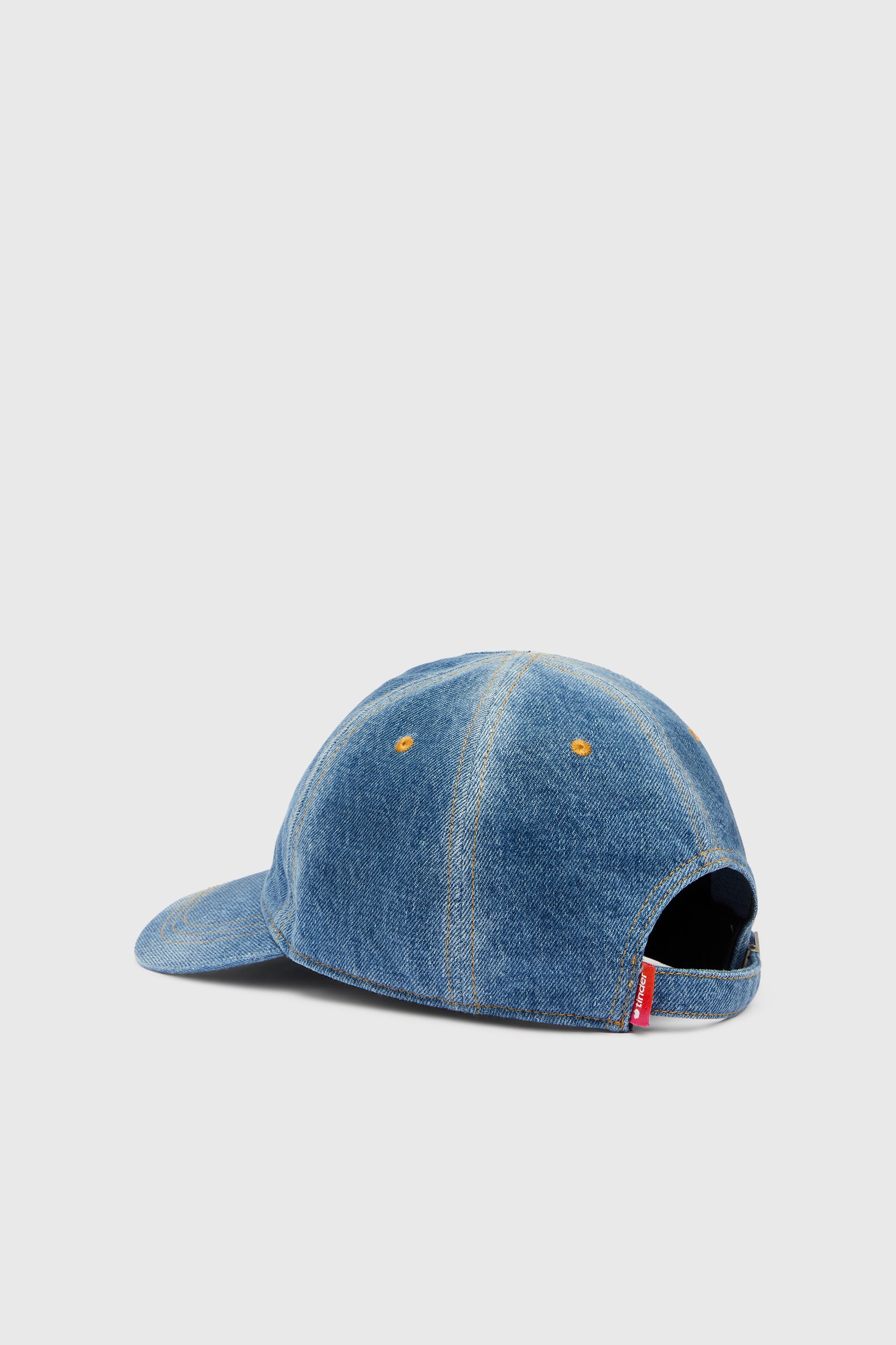 Diesel - PR-CAP-CHITIN, Unisex's Denim baseball cap with For Successful Loving logo in ミディアムブルー - 2