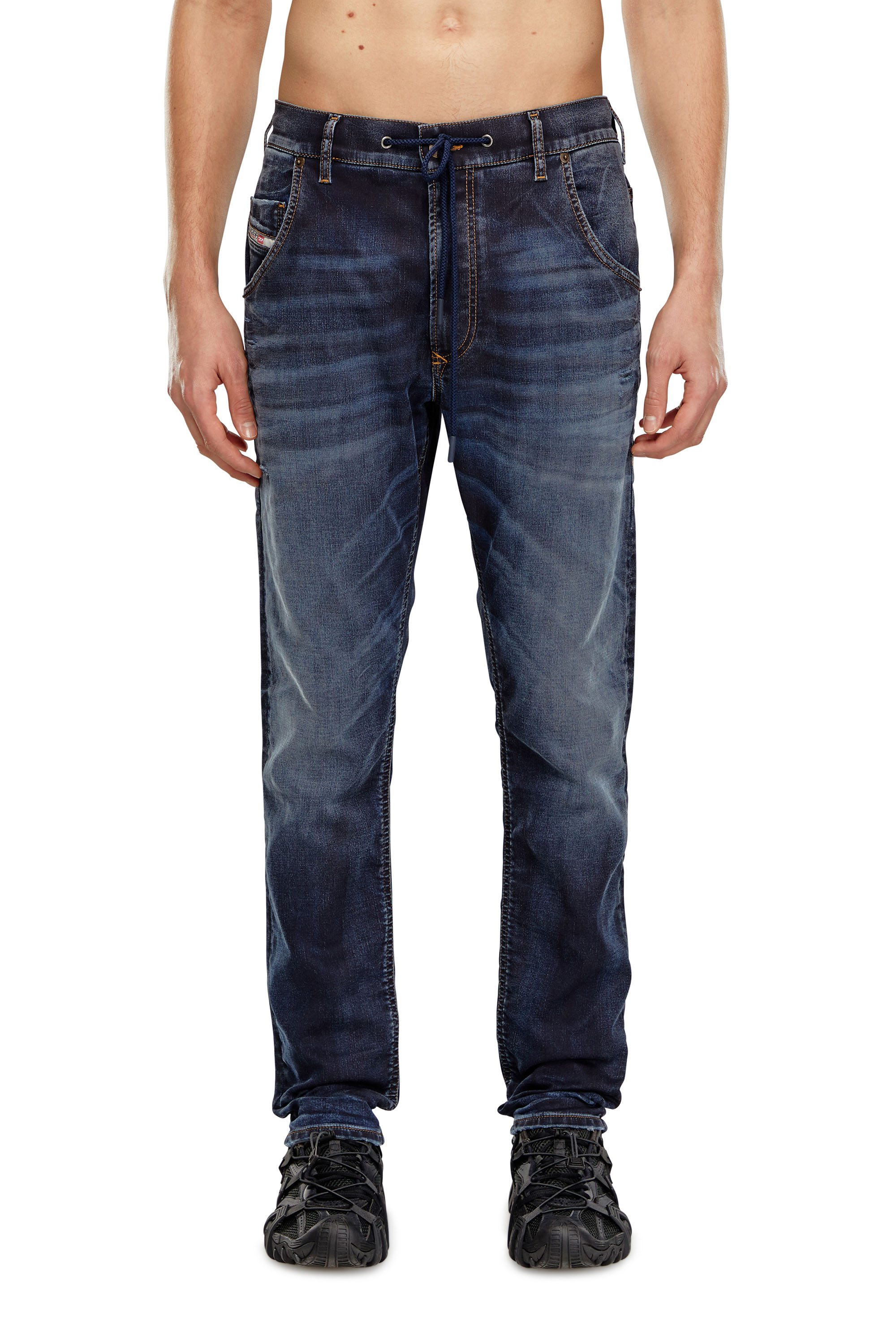 Regular 2030 D-Krooley Joggjeans® 09I18, ダークブルー Diesel - Male's Regular 2030 D-Krooley Joggjeans® 09I18, ダークブルー - 2