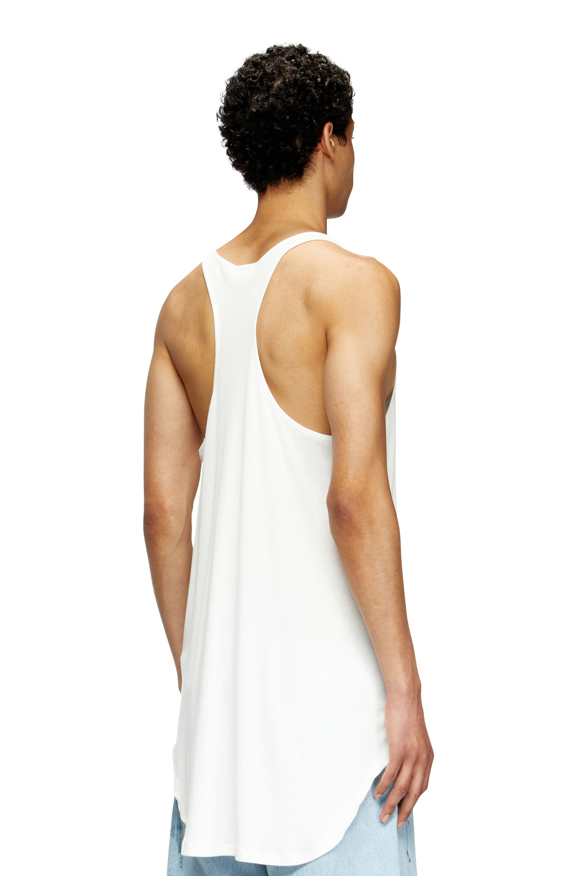 Diesel - PR-T-SHANRY-TOM25, Unisex's Tank top with graphic print in ホワイト - 4