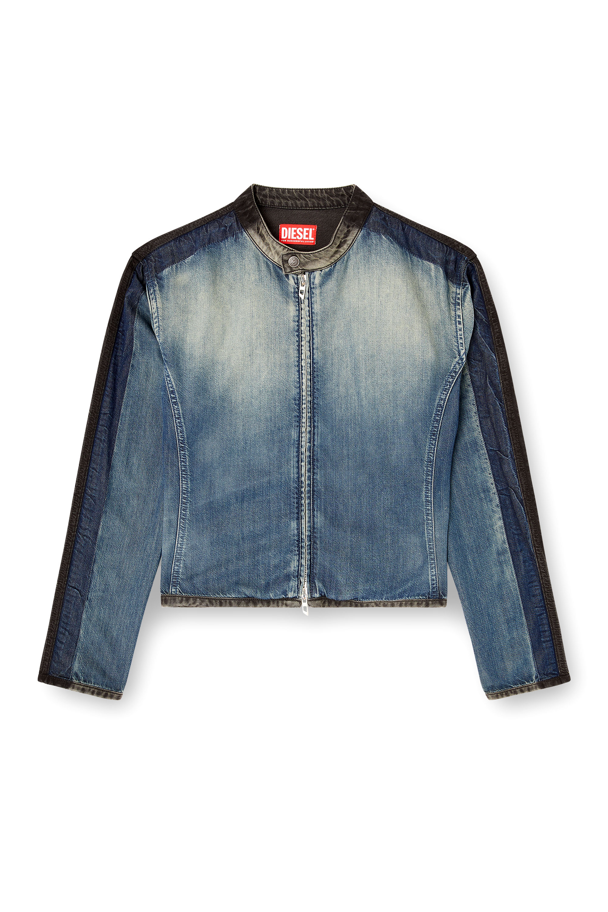 Diesel - DE-KAKI-S, Female's デニムジャケット in ブルー/グレー - 2