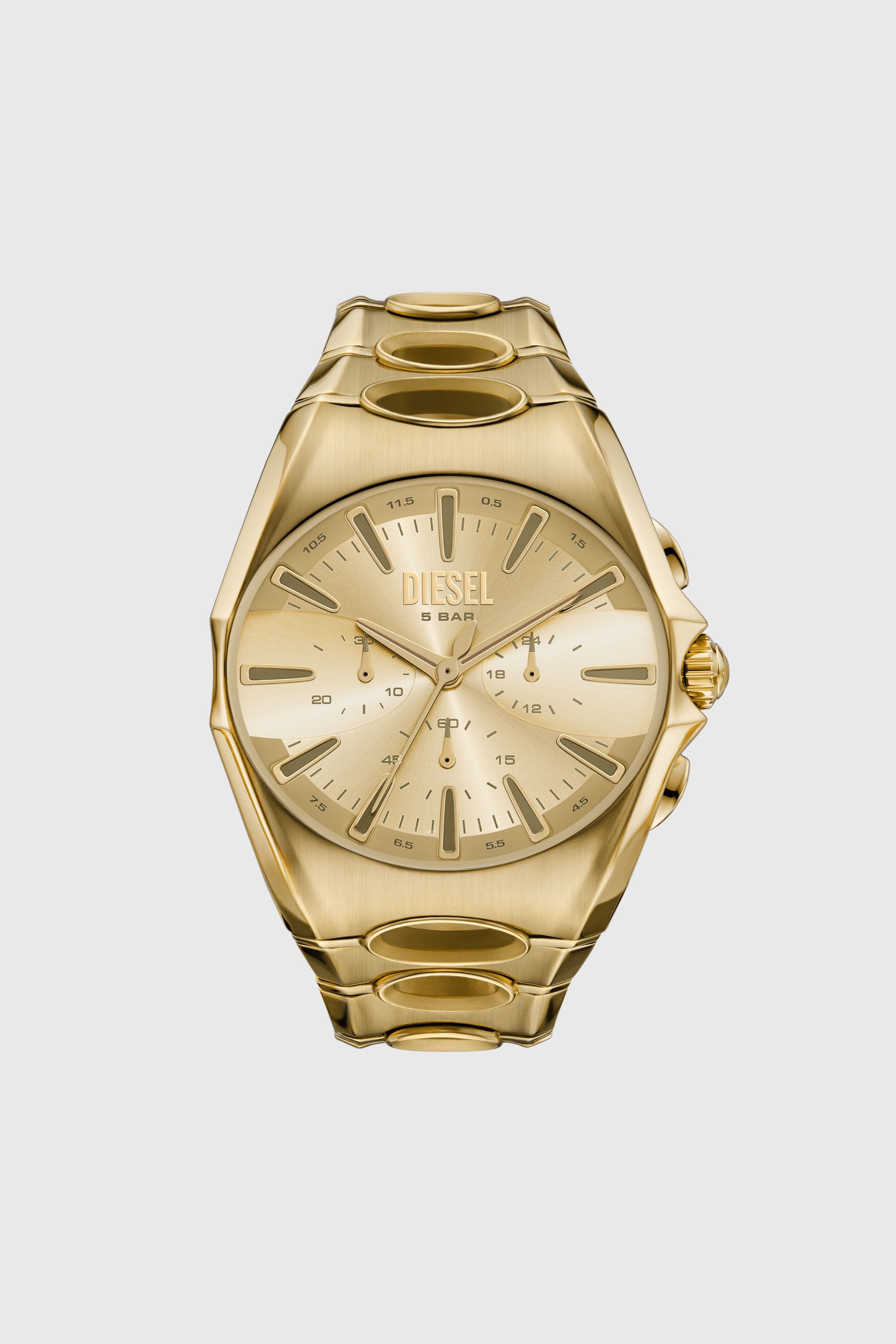 Diesel - DZ4695 WATCH, Male's D-Curve gold-tone stainless steel watch in ゴールド - 1